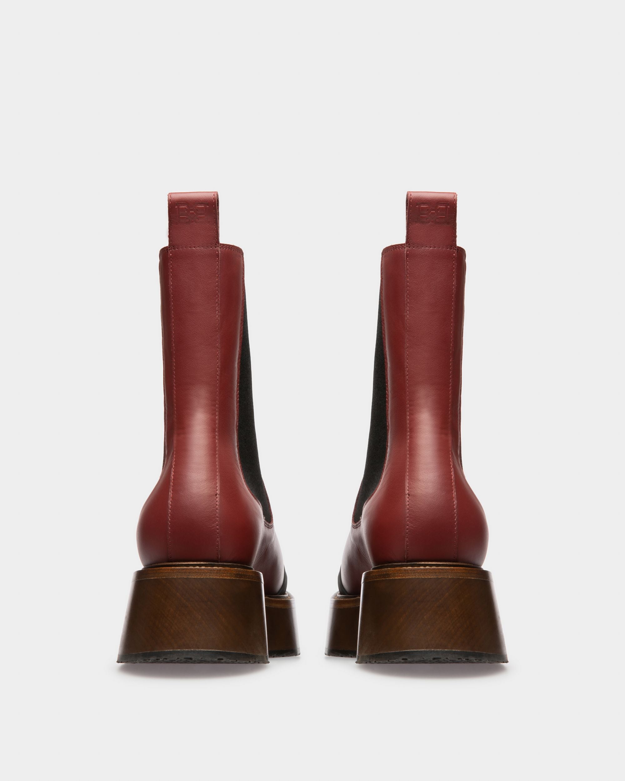Ilene Sitvaletti In Pelle In Rosso Heritage - Donna - Bally - 04