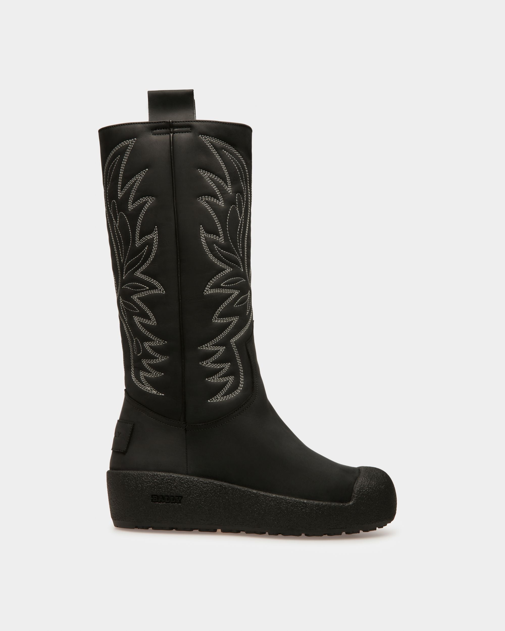 Montana | Stivale Alto Donna | Pelle Nera | Bally - Donna - Bally - 01