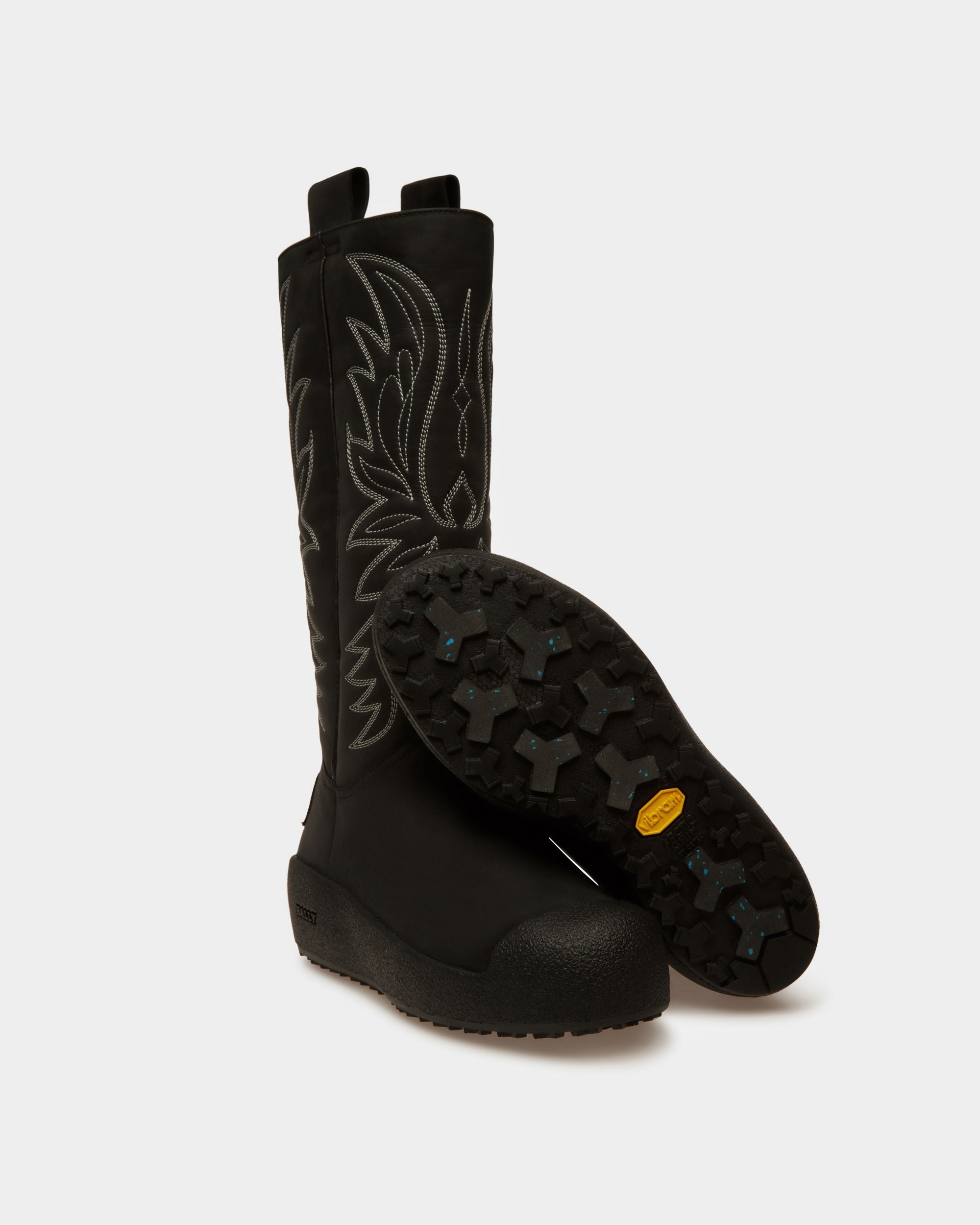 Montana | Stivale Alto Donna | Pelle Nera | Bally - Donna - Bally - 05