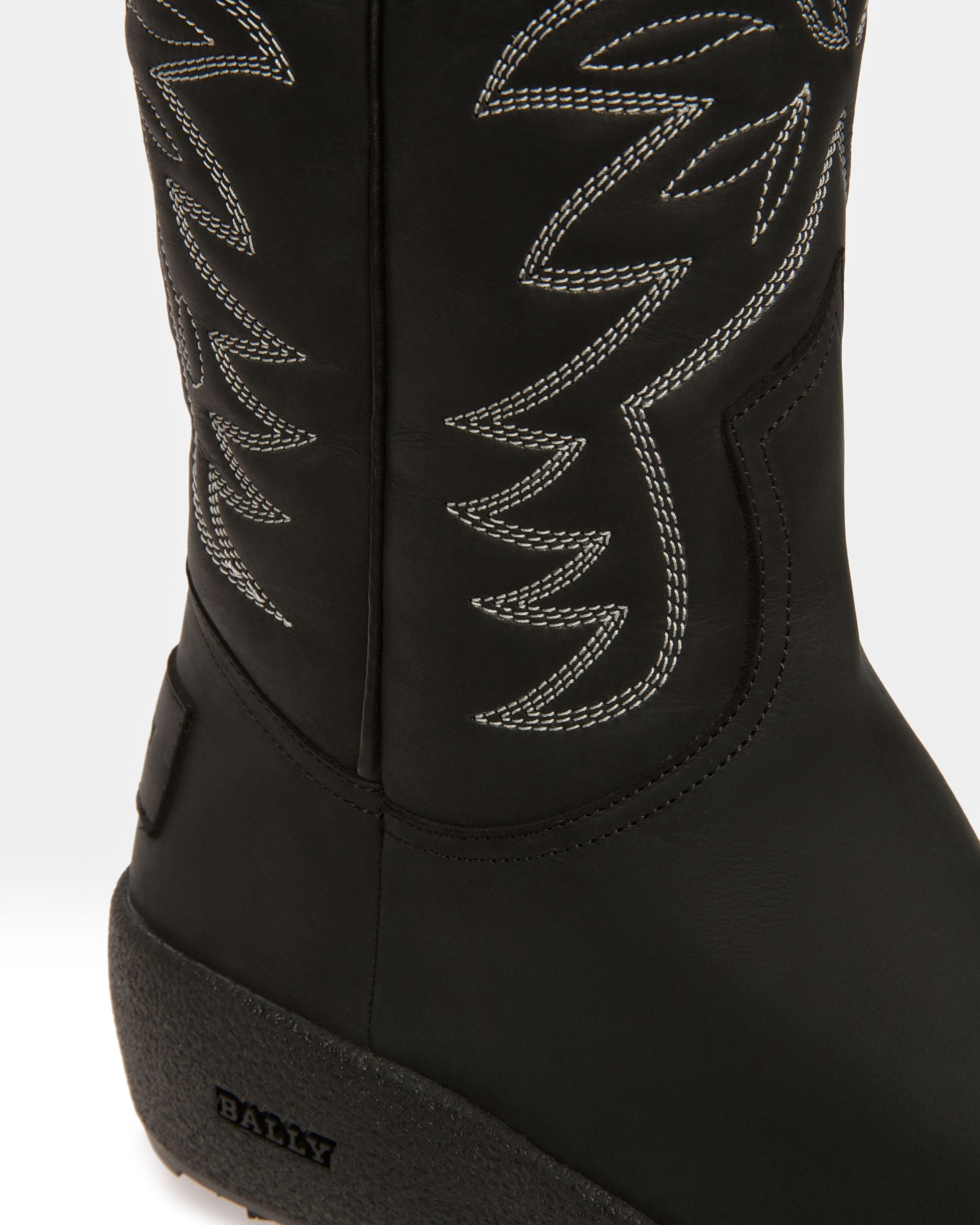 Montana | Stivale Alto Donna | Pelle Nera | Bally - Donna - Bally - 06