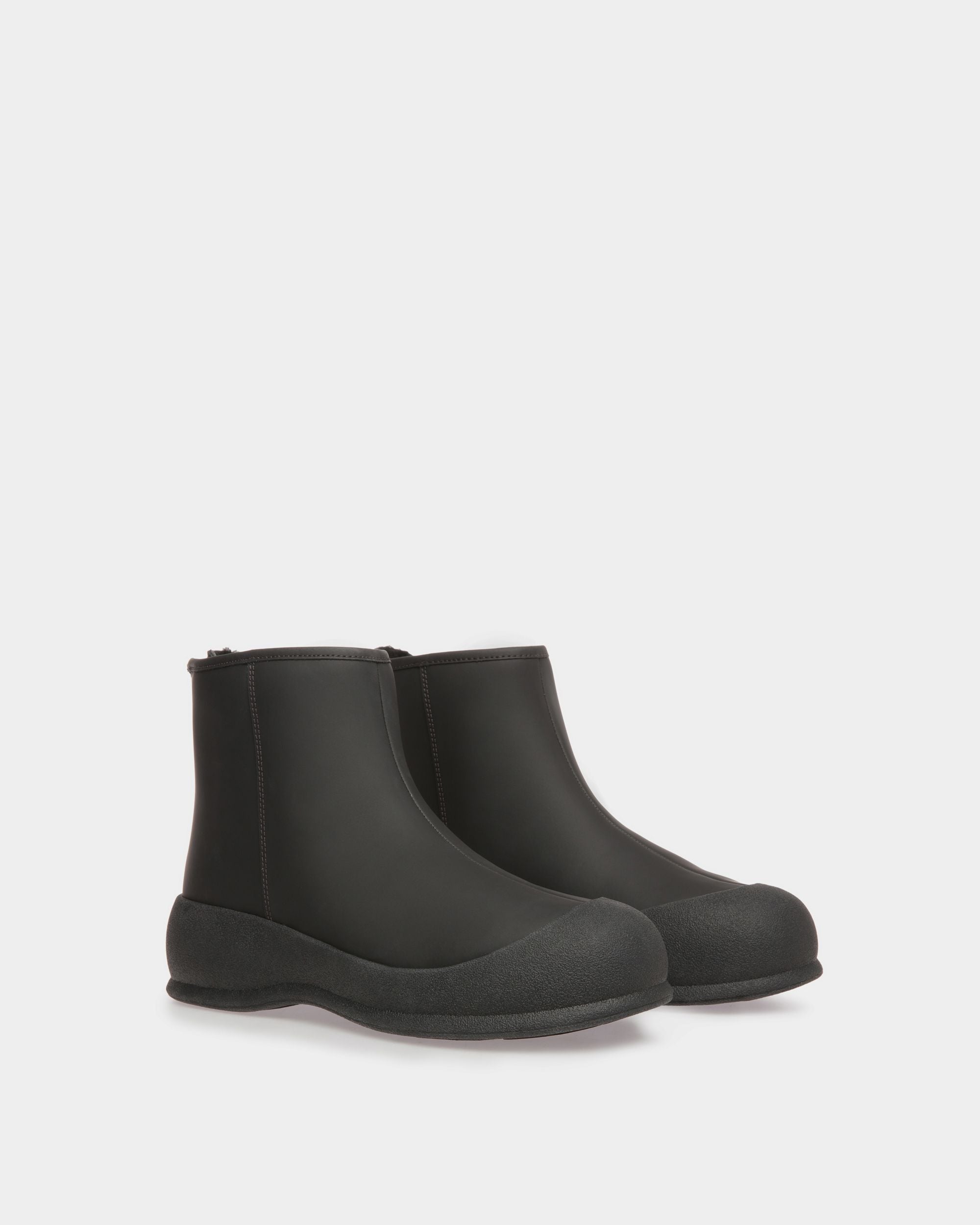 Stivale Da Neve Frei In Pelle Nera - Donna - Bally - 02