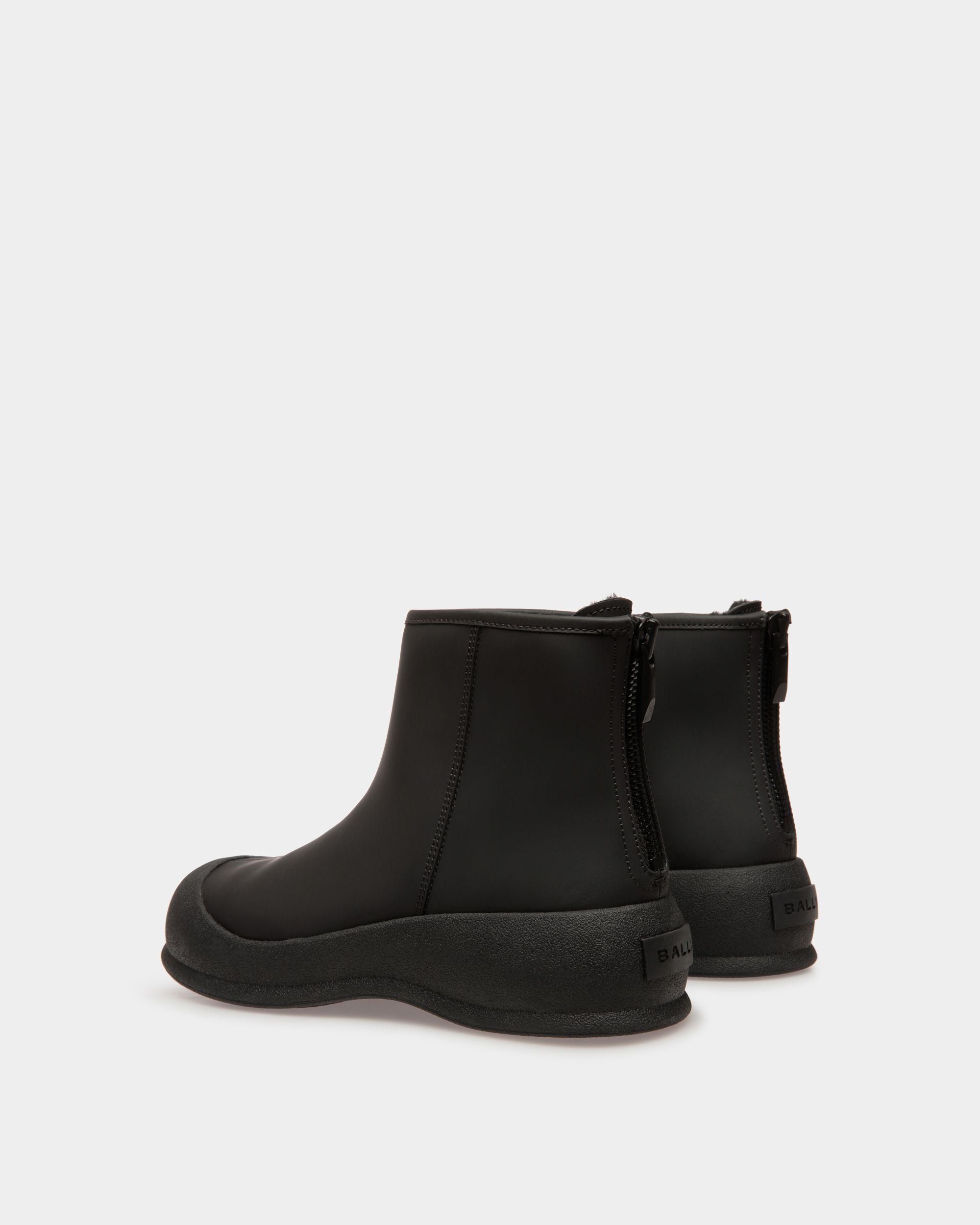 Stivale Da Neve Frei In Pelle Nera - Donna - Bally - 03