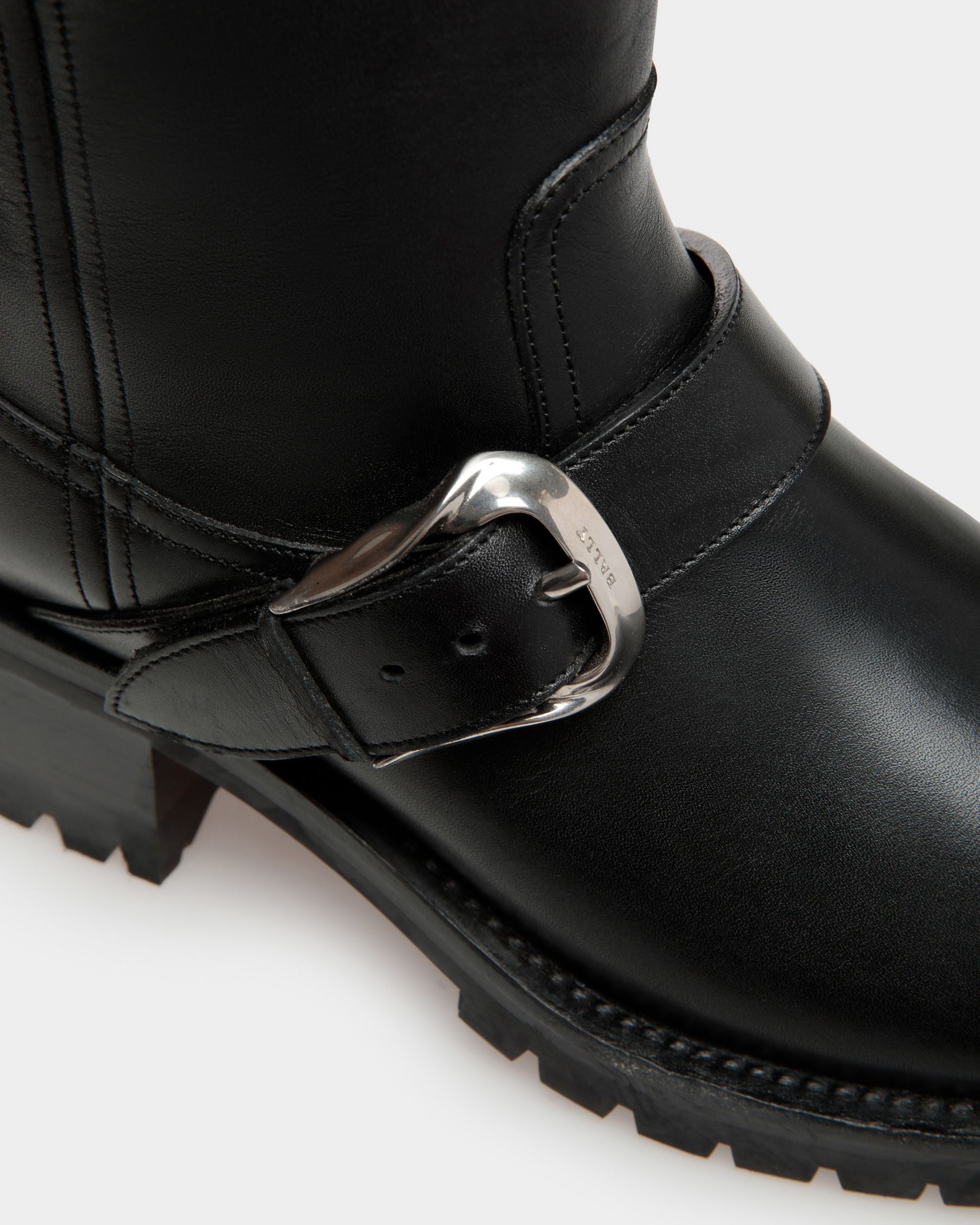 Stivale Alto Ardis In Pelle Nera - Donna - Bally - 05