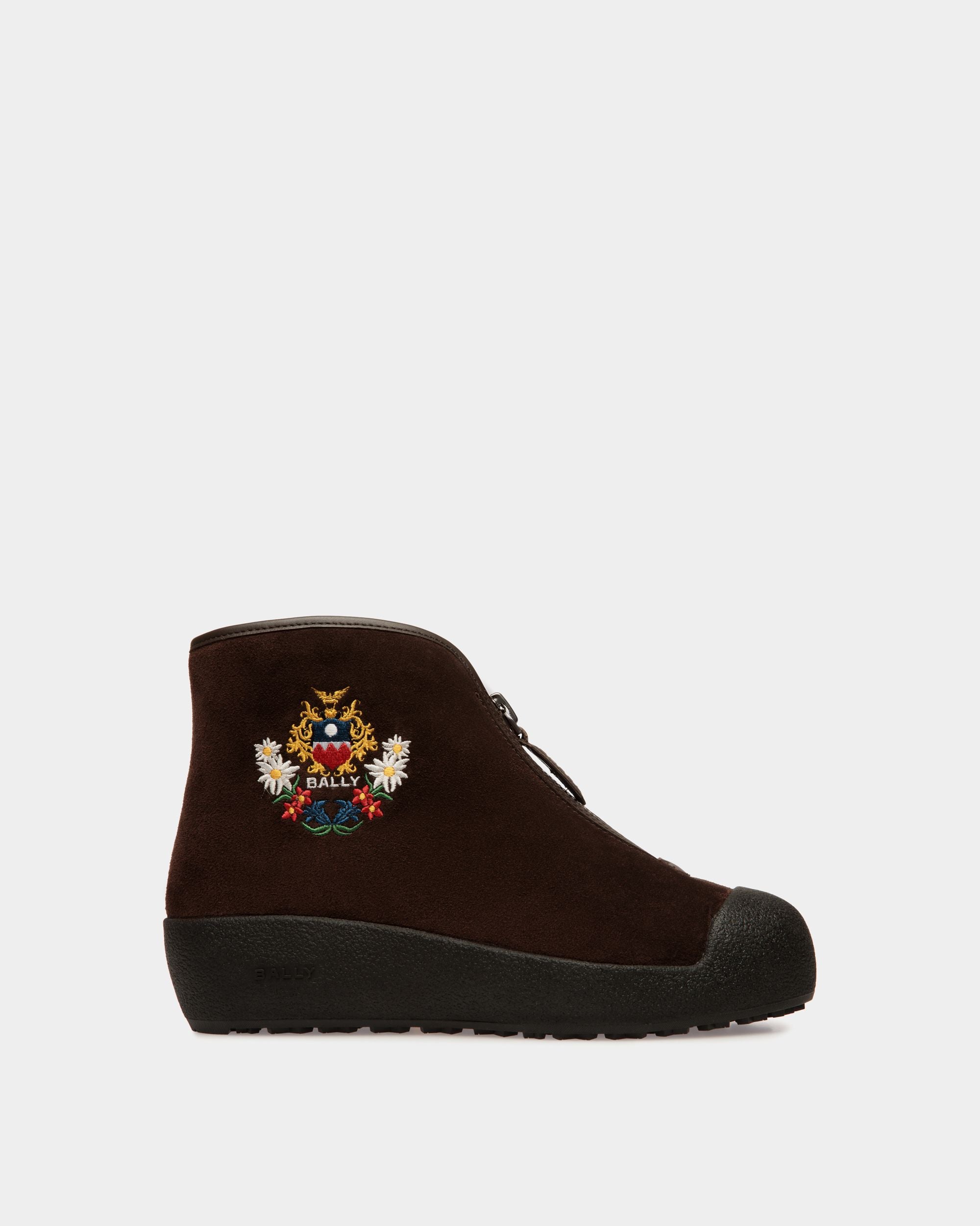 Stivaletto Winter Capsule In Pelle Scamosciata Marrone - Donna - Bally - 01
