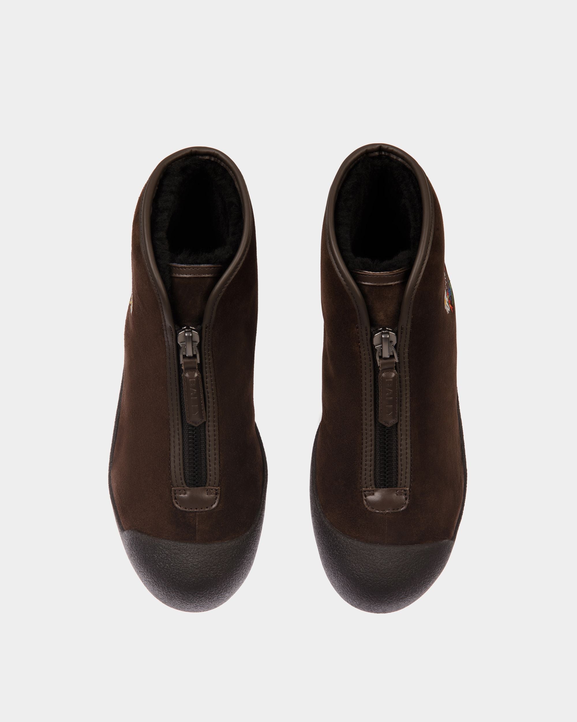 Stivaletto Winter Capsule In Pelle Scamosciata Marrone - Donna - Bally - 05