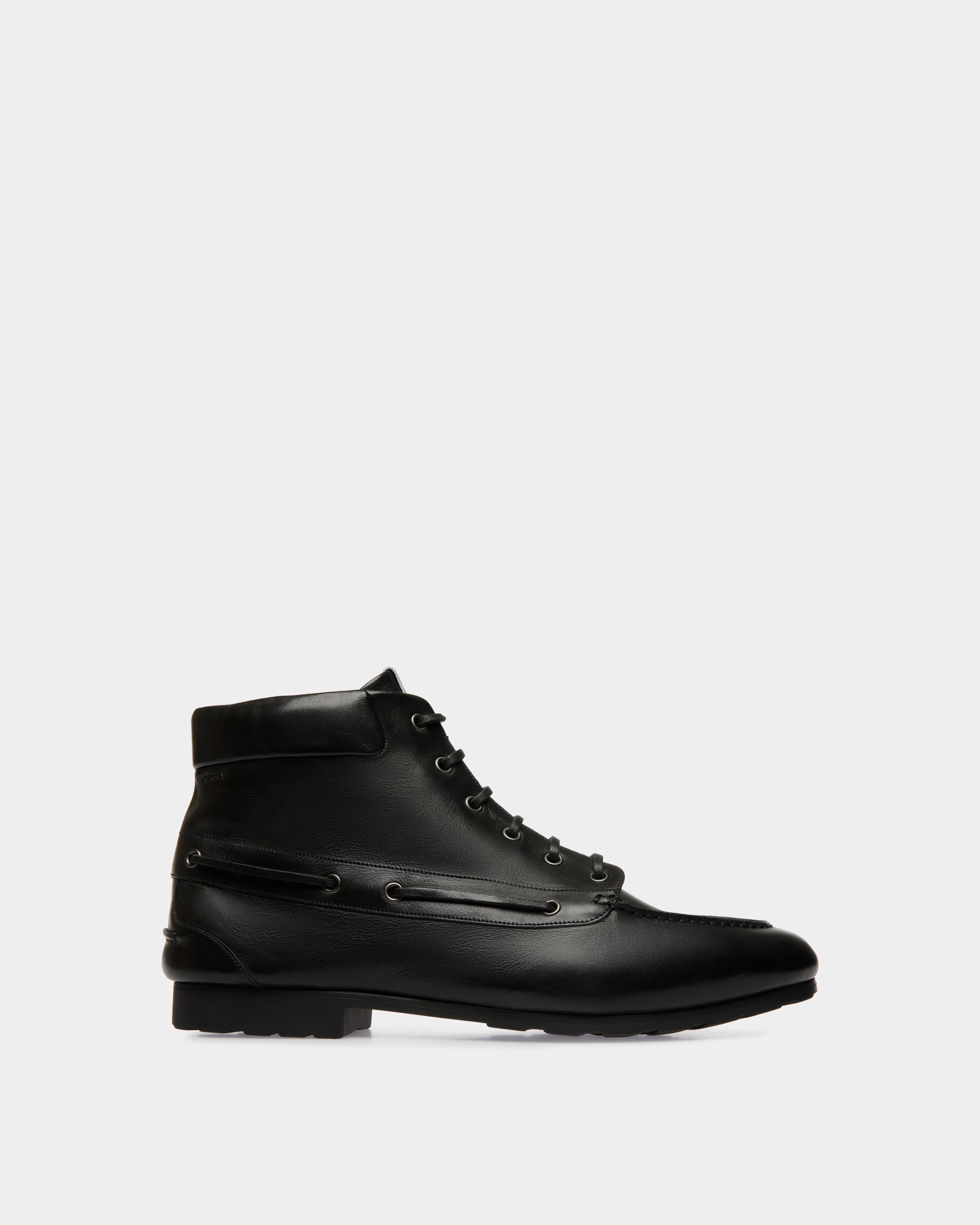 Stivaletto Plume In Pelle Nera - Donna - Bally - 01