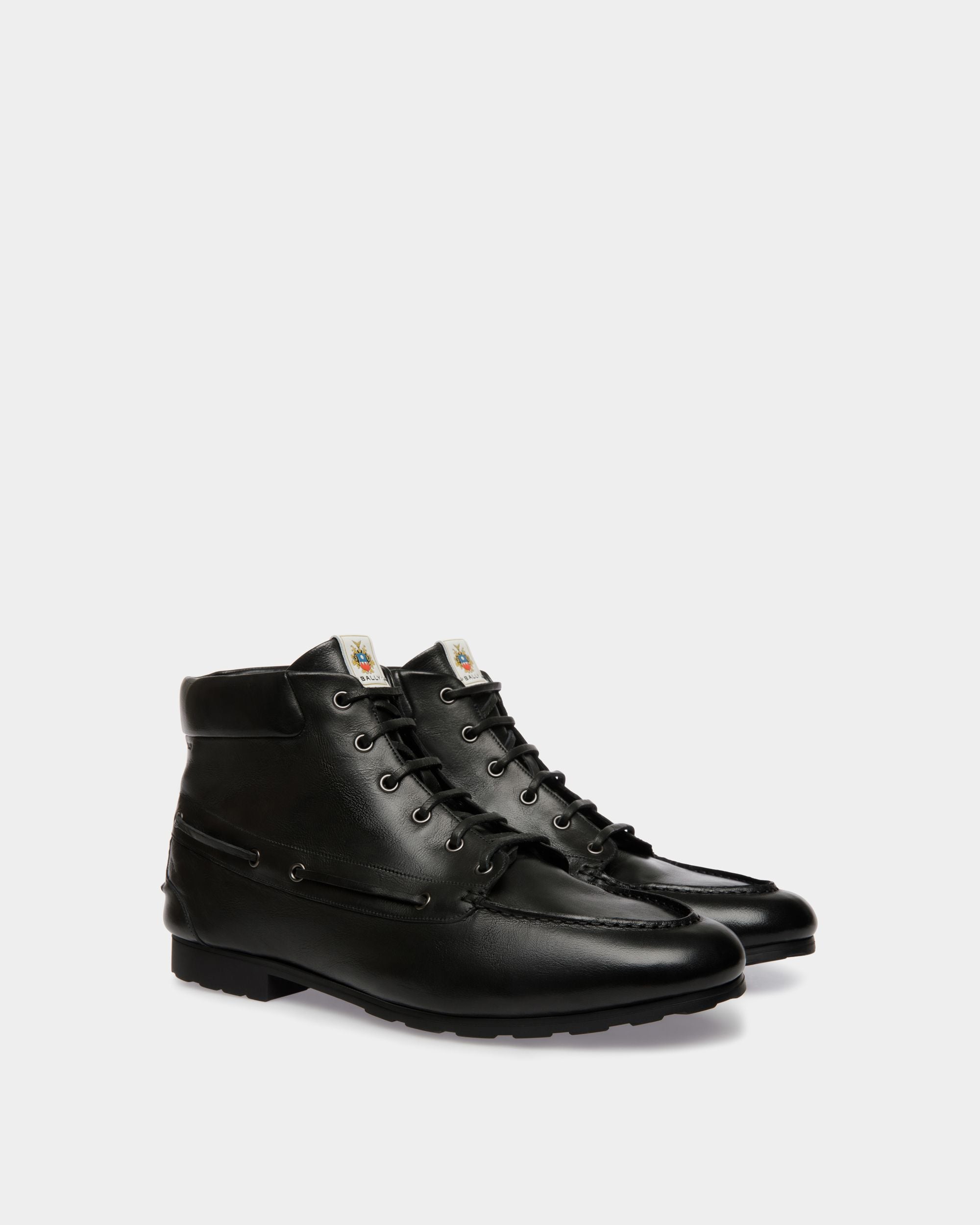 Stivaletto Plume In Pelle Nera - Donna - Bally - 03
