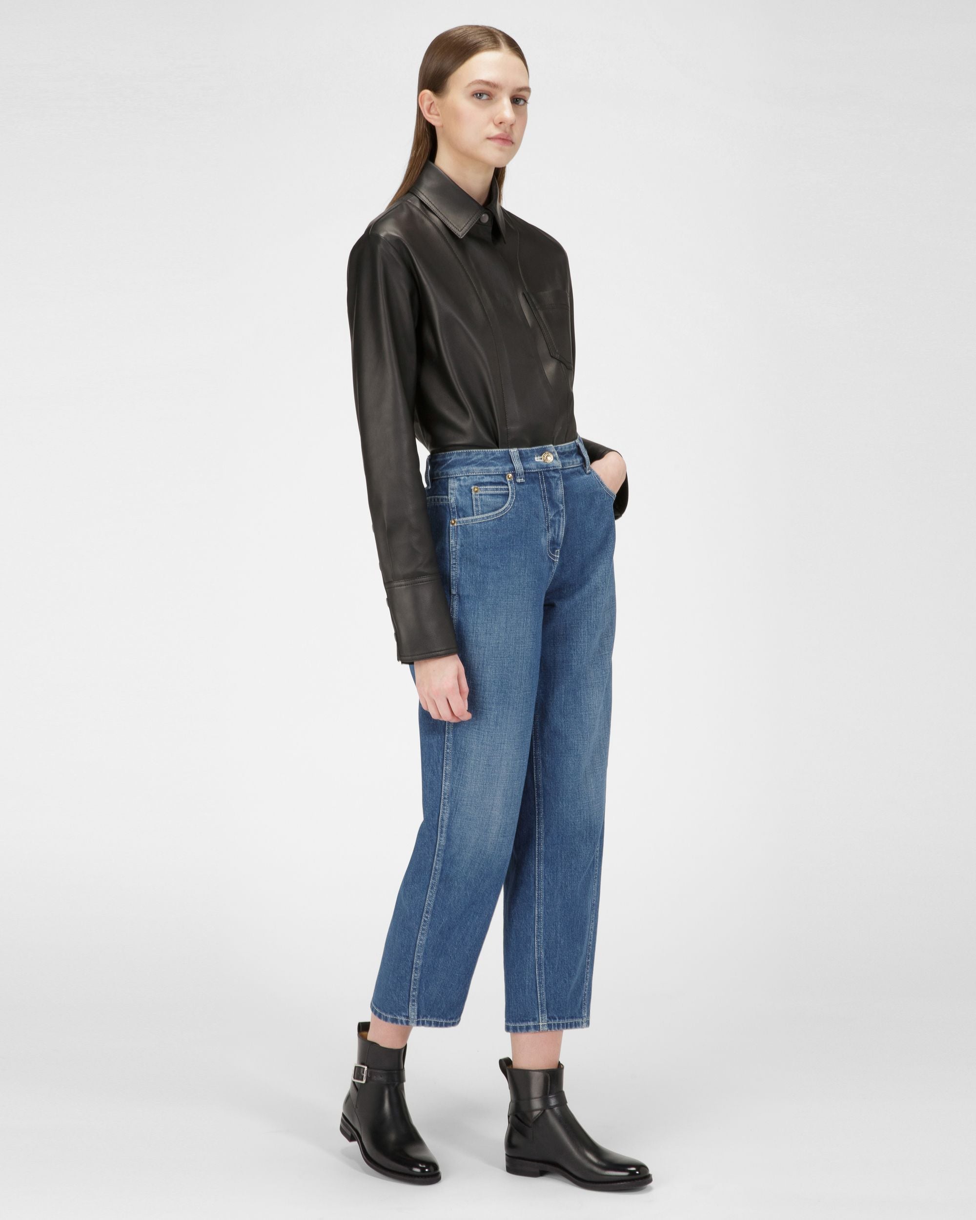 Filly Stivaletti In Pelle Nera - Donna - Bally - 03
