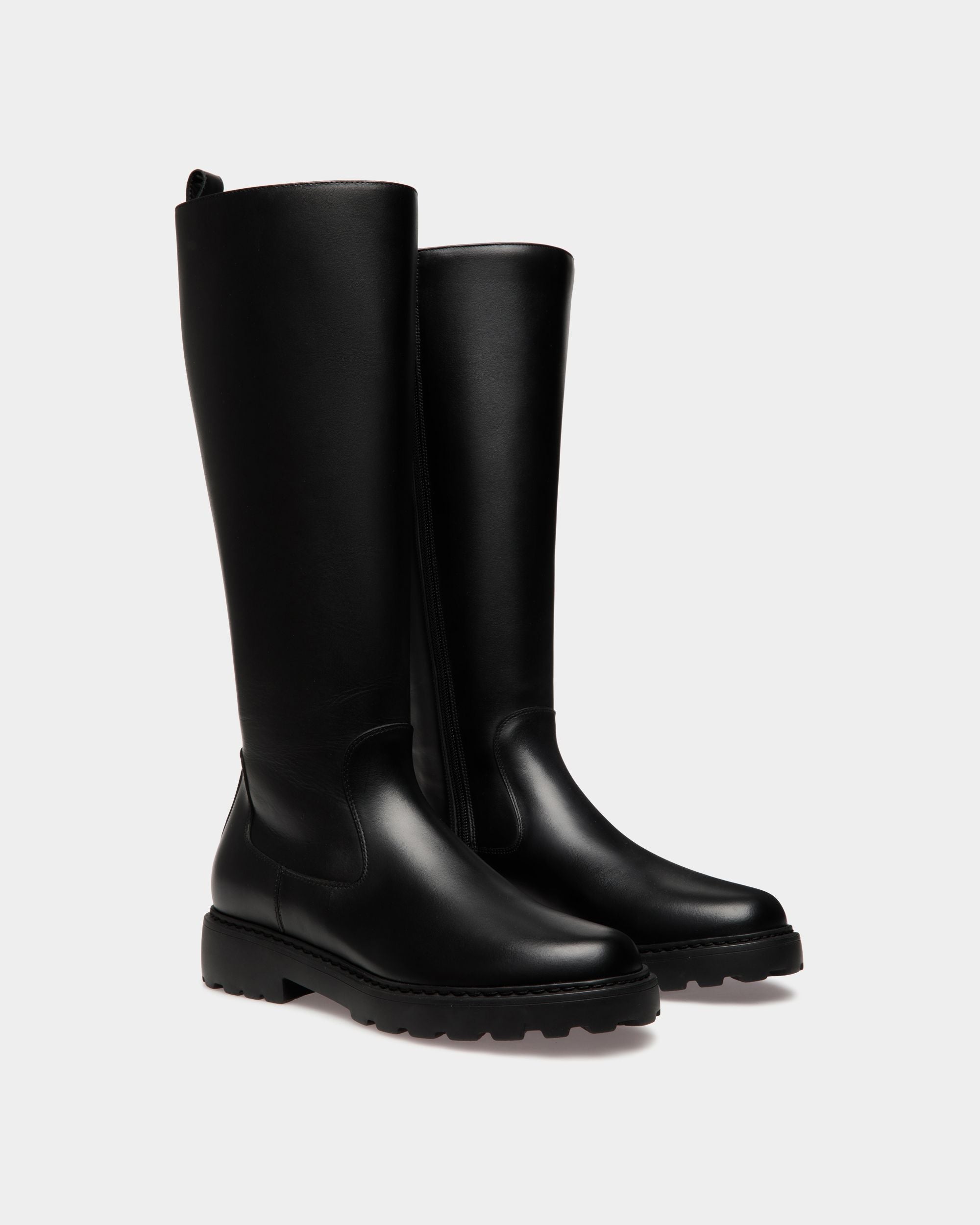 Stivale Gusto In Pelle Nera - Donna - Bally - 02