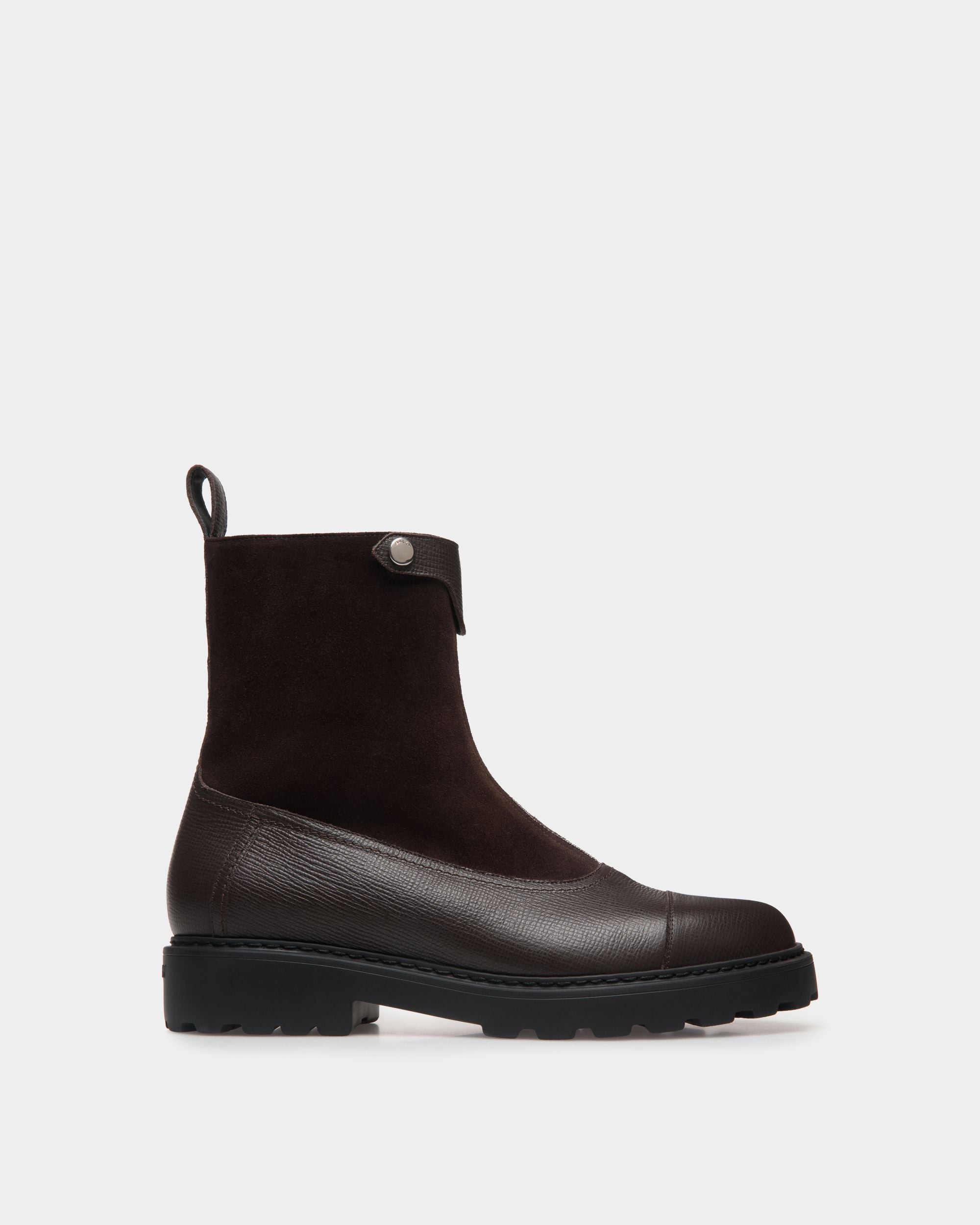 Stivaletto Gusto In Pelle Color Ebano - Donna - Bally - 01