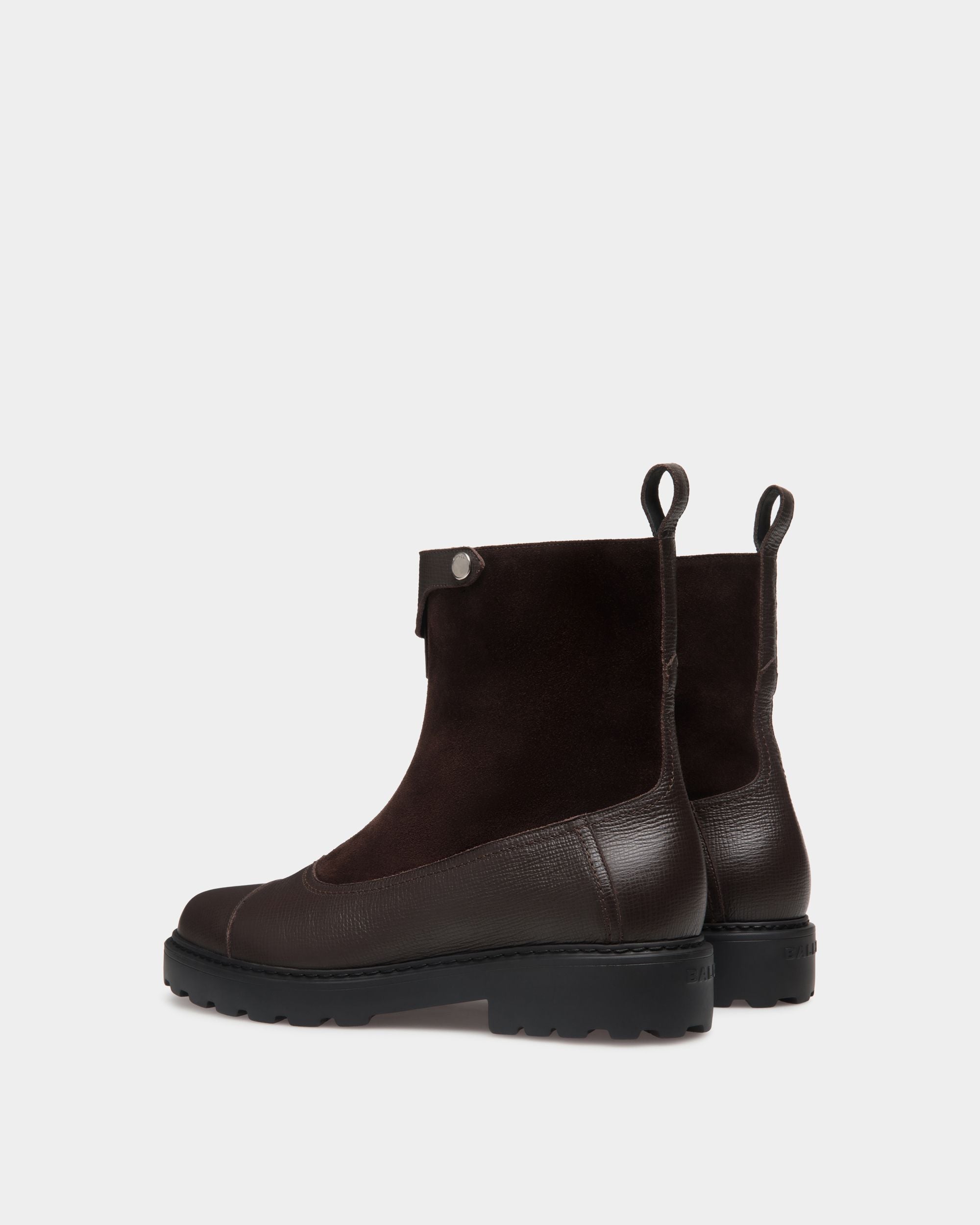 Stivaletto Gusto In Pelle Color Ebano - Donna - Bally - 03