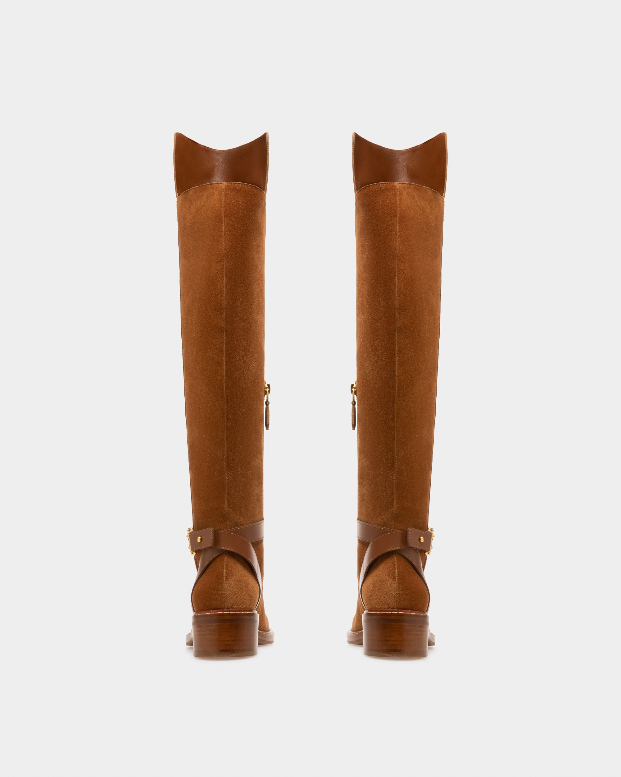 Eloire Stivali Lunghi In Pelle Marrone - Donna - Bally - 04