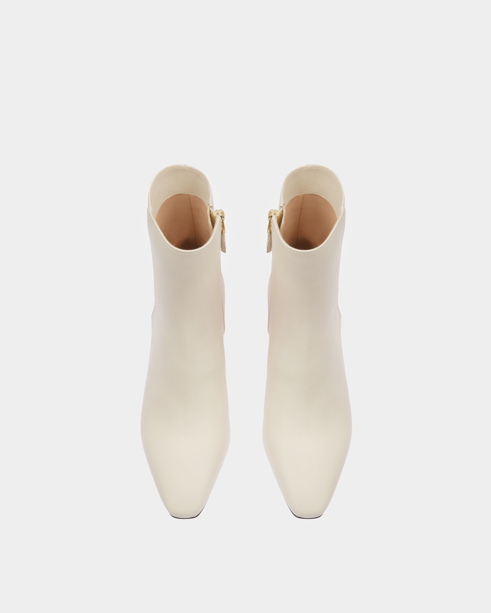 Glenda Stivali In Pelle Color Avorio - Donna - Bally - 02