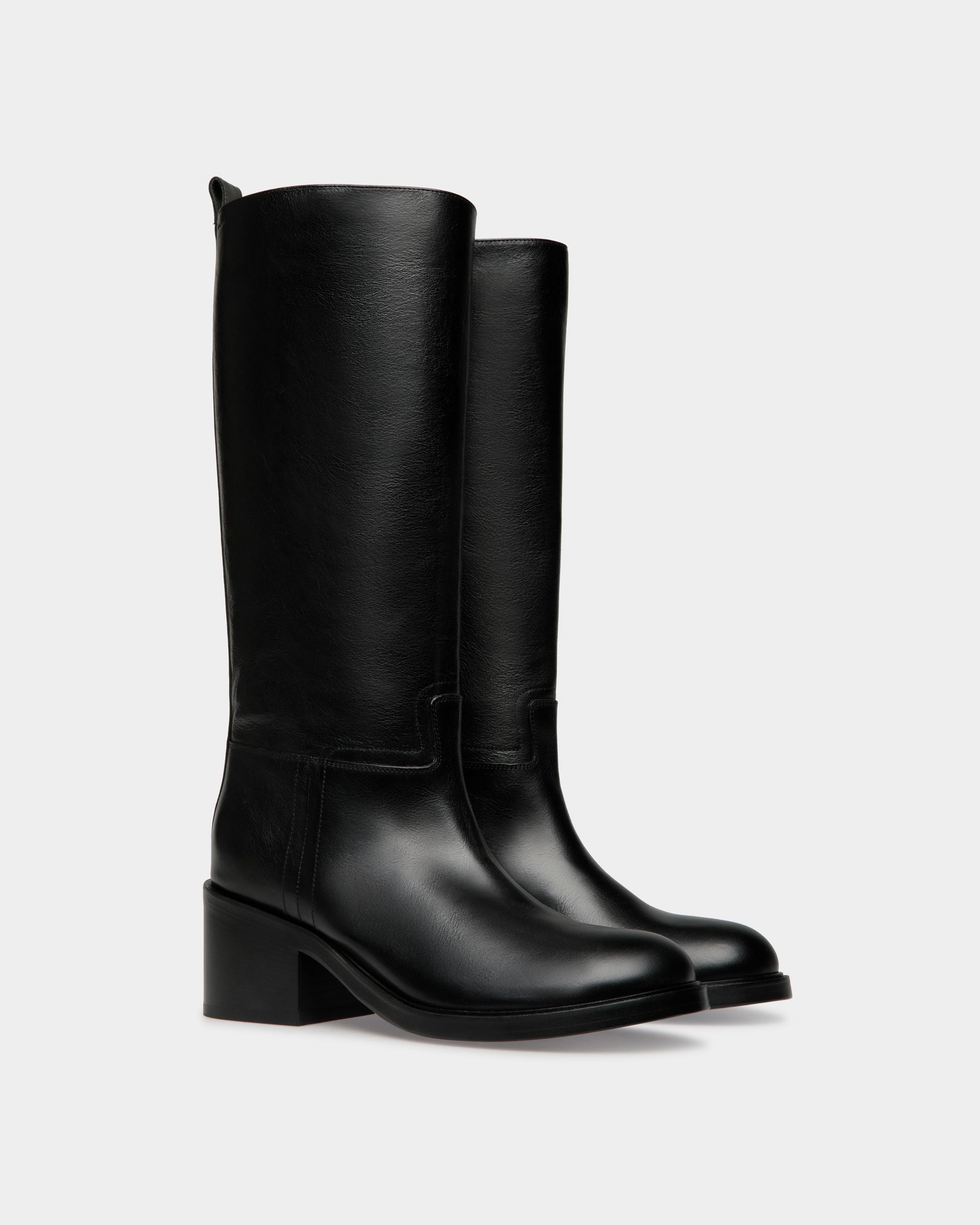 Stivale Peggy In Pelle Nera - Donna - Bally - 03