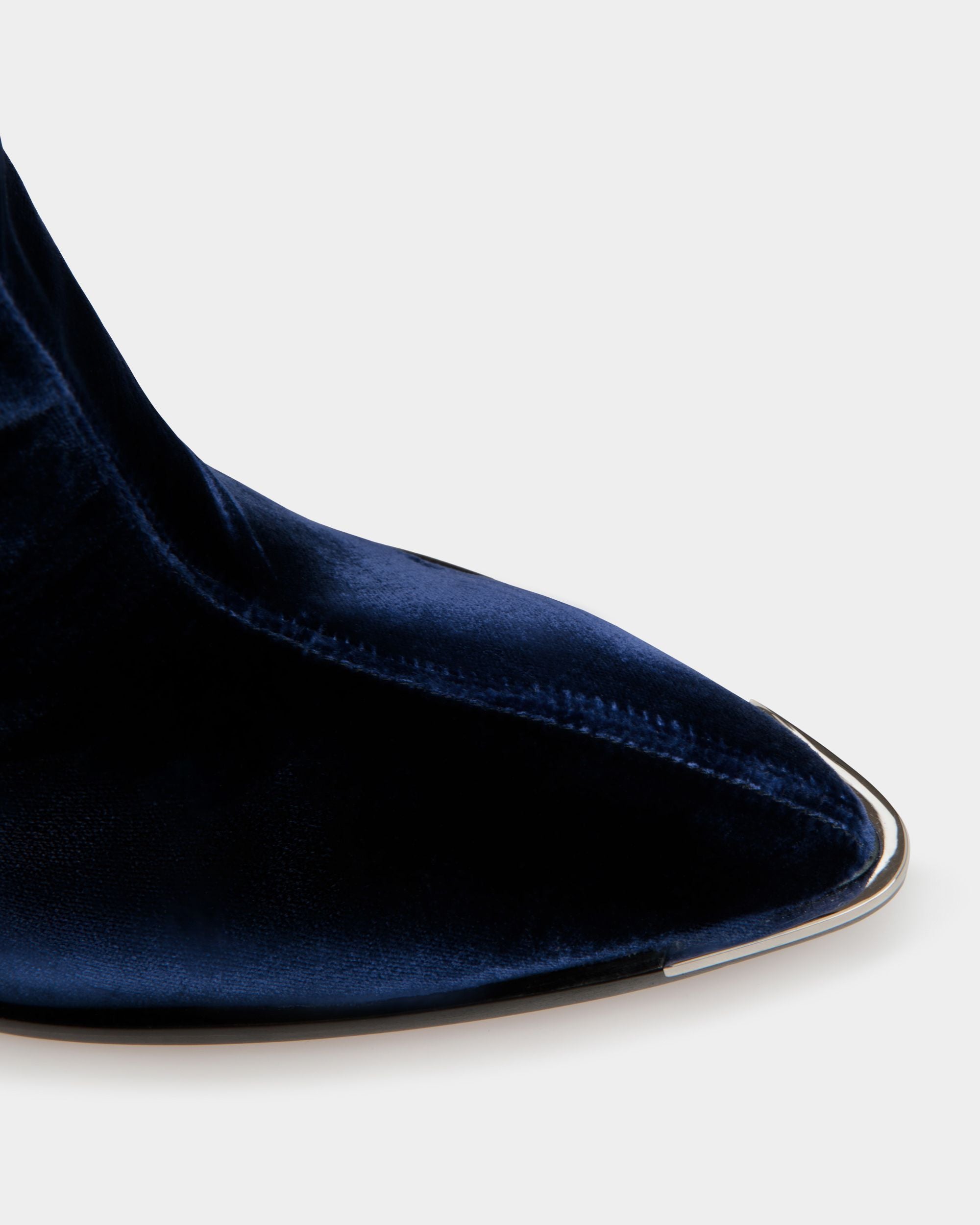 Stivale Hedy In Velluto Blu Marino - Donna - Bally - 05