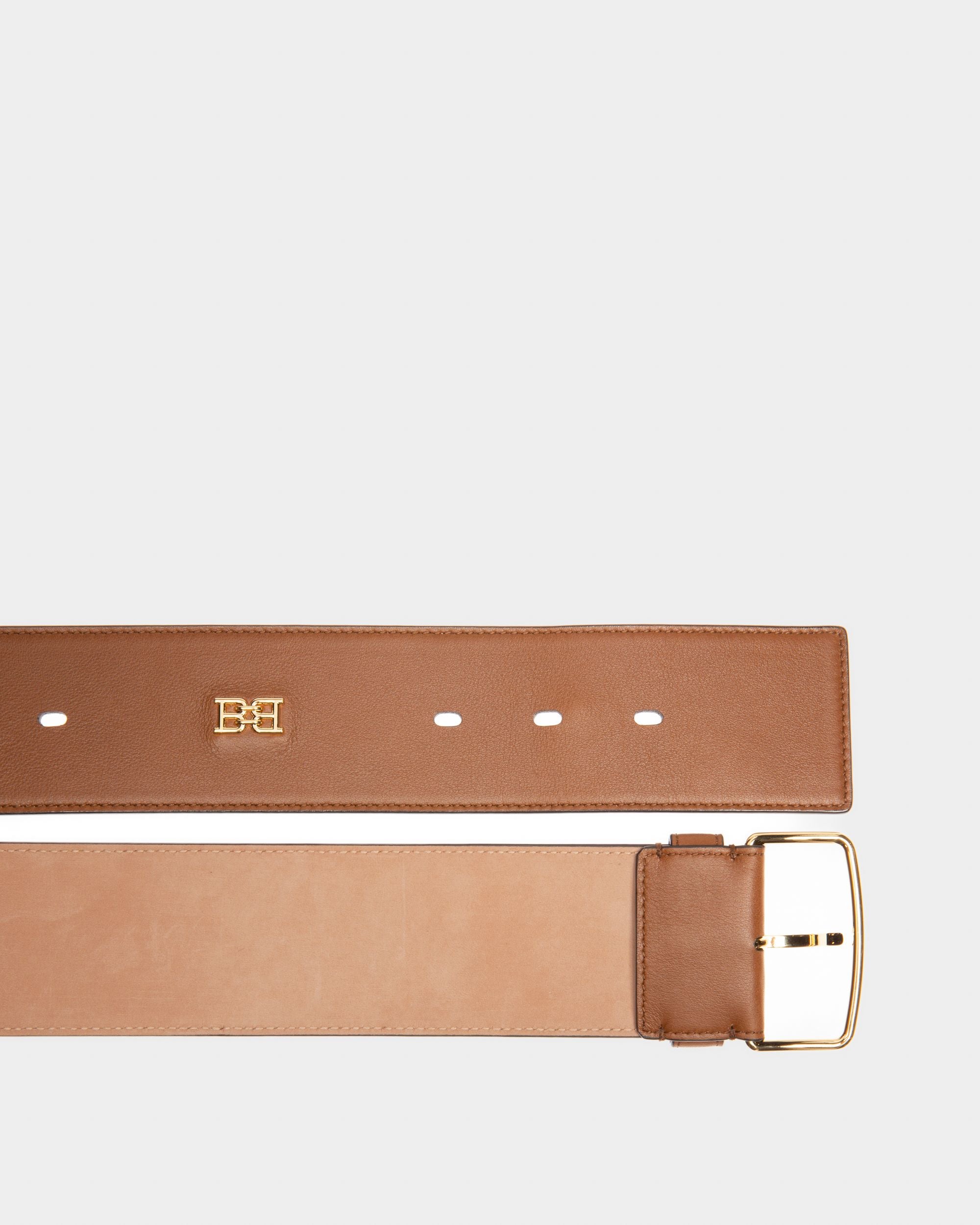 Bonee Cintura Da 55 Mm In Pelle Marrone - Donna - Bally - 03