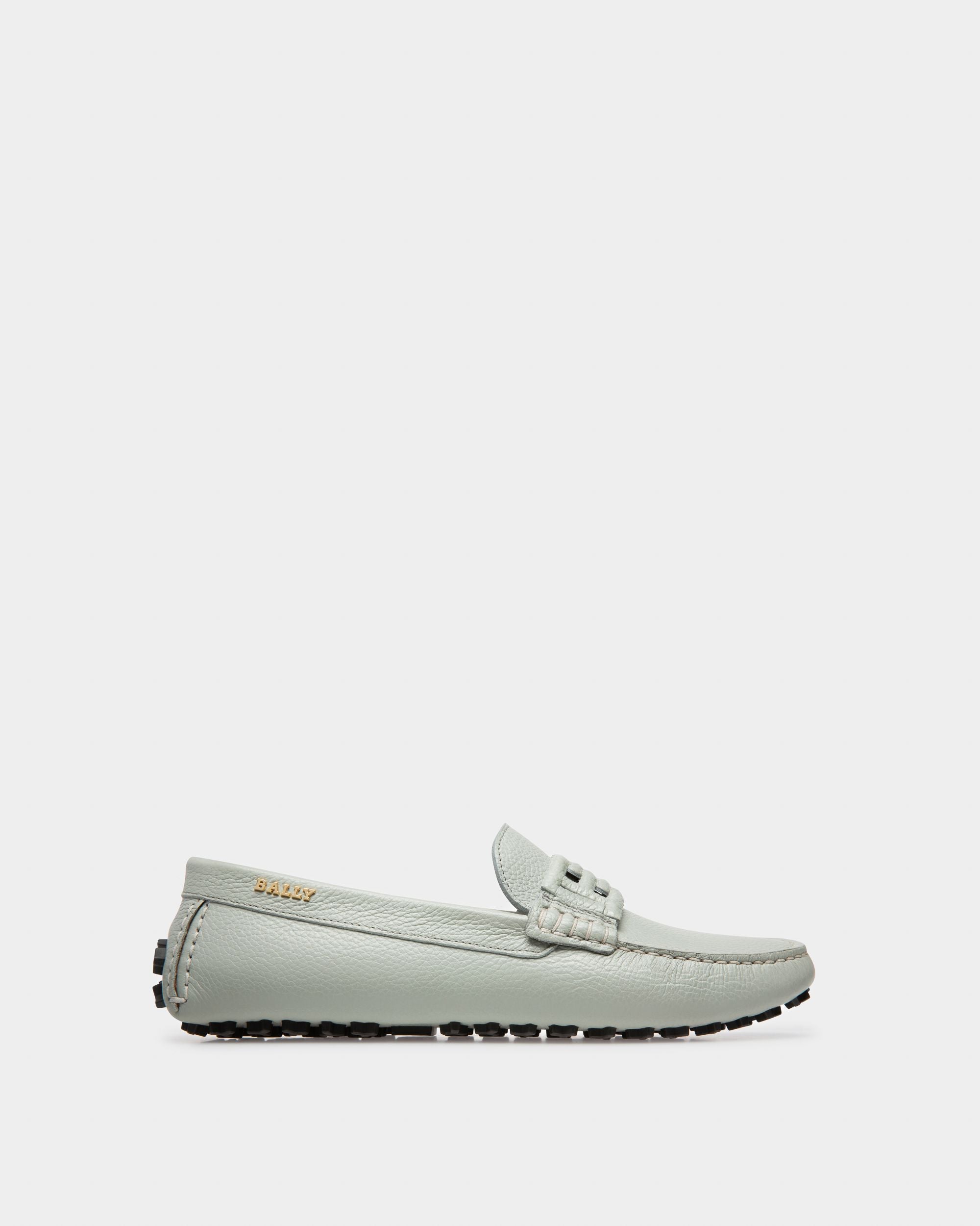 Leyla Driver In Pelle Azzurra - Donna - Bally - 01