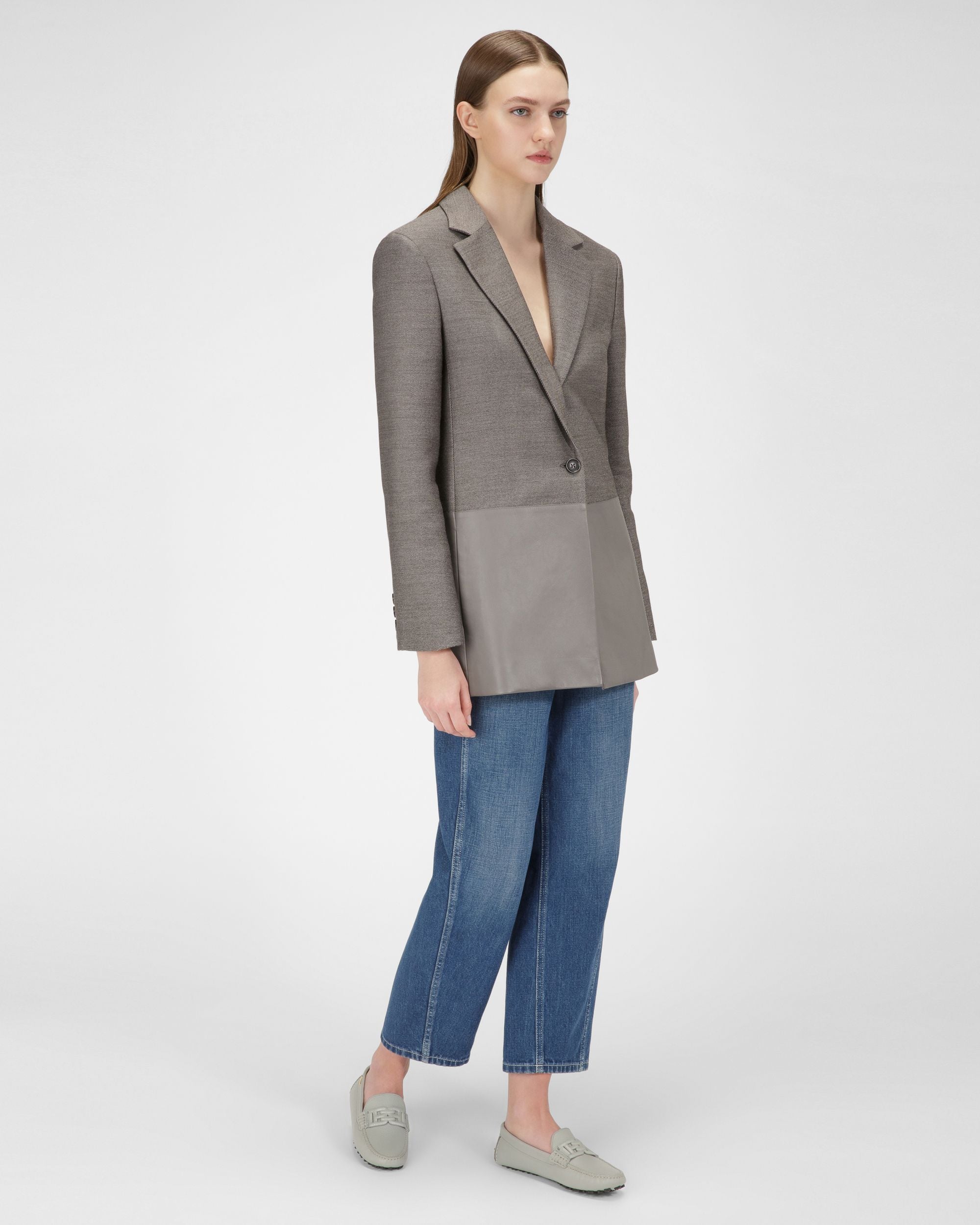 Leyla Driver In Pelle Azzurra - Donna - Bally - 03