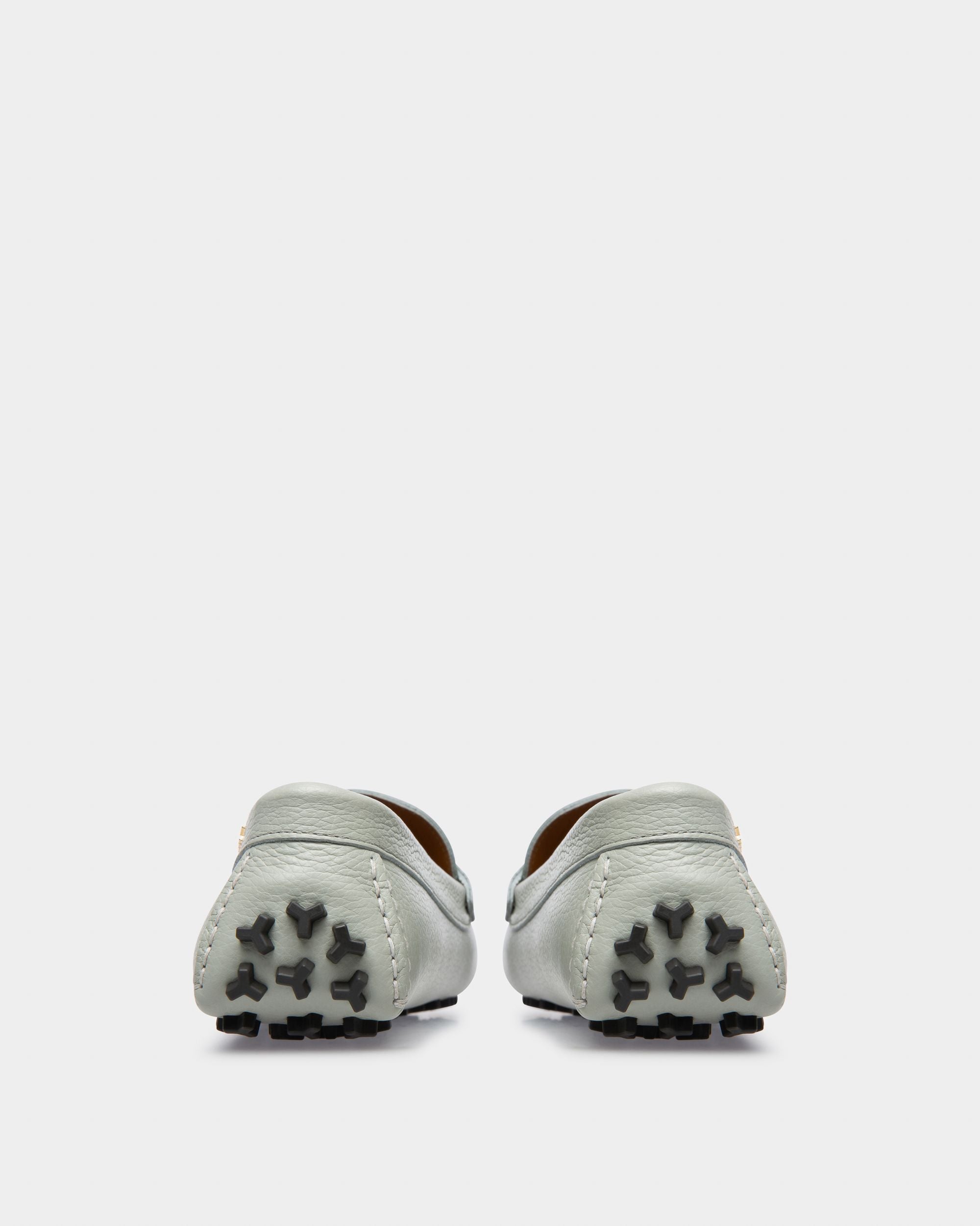 Leyla Driver In Pelle Azzurra - Donna - Bally - 04