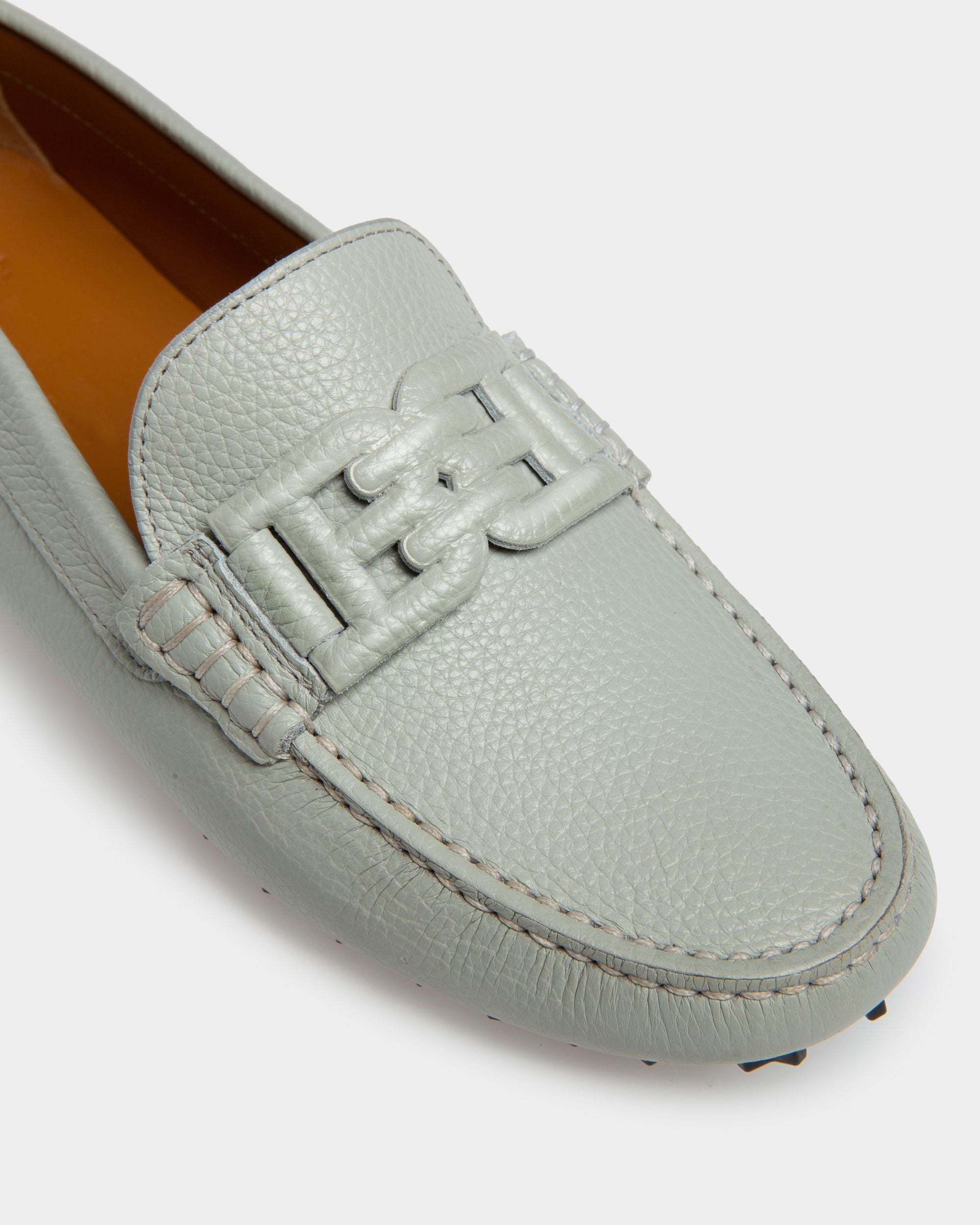 Leyla Driver In Pelle Azzurra - Donna - Bally - 06