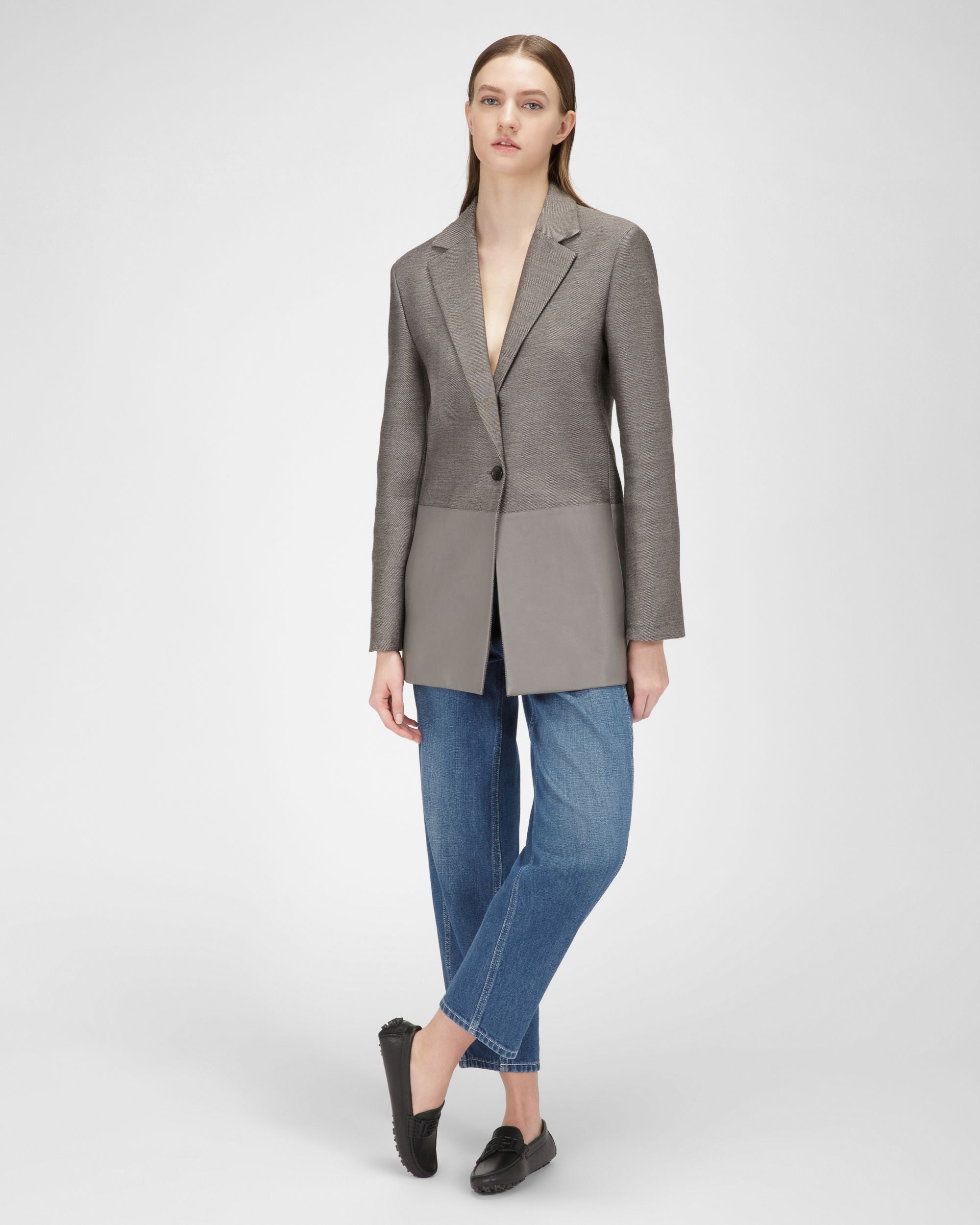 Leyla Driver In Pelle Nera - Donna - Bally - 03