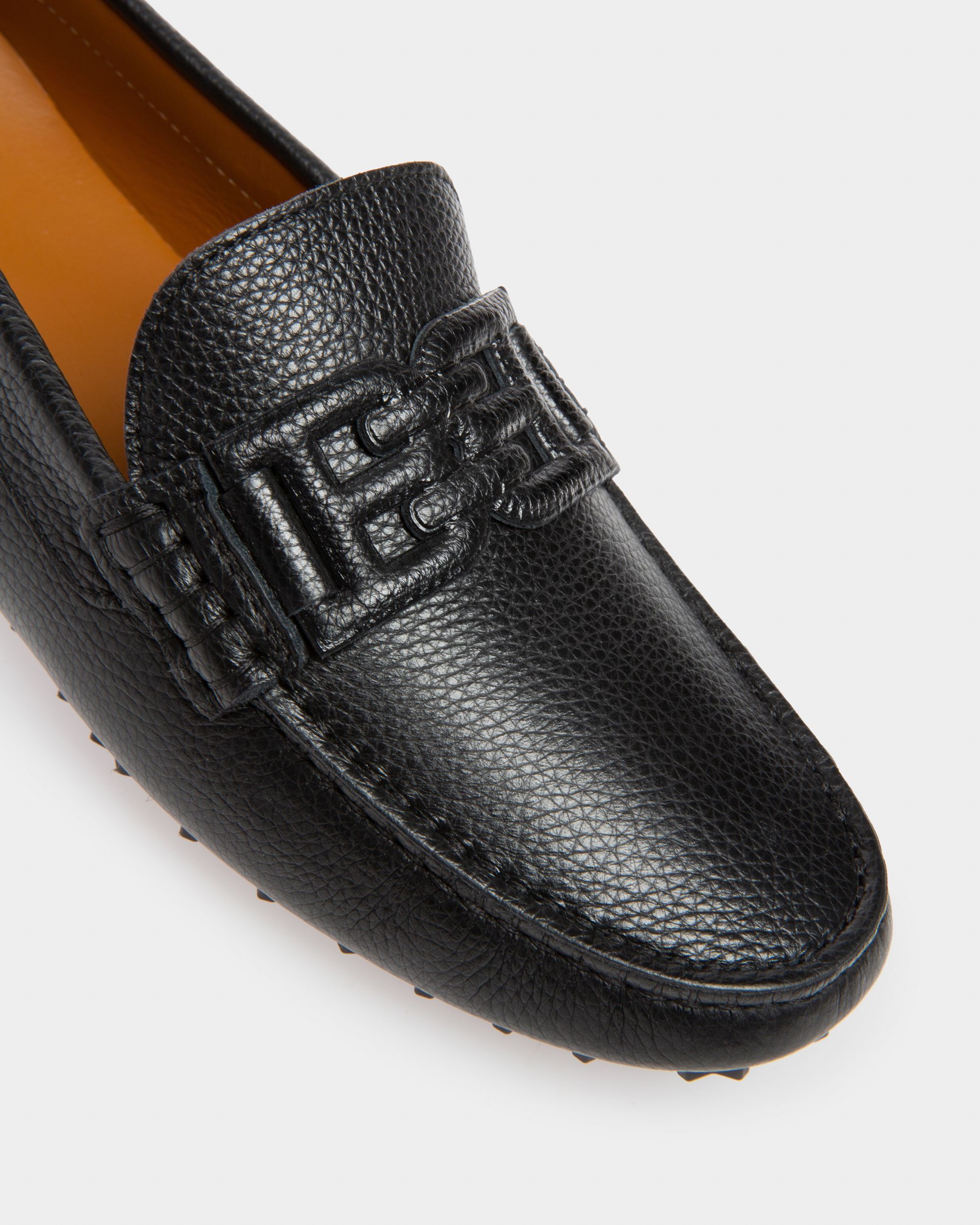 Leyla Driver In Pelle Nera - Donna - Bally - 06