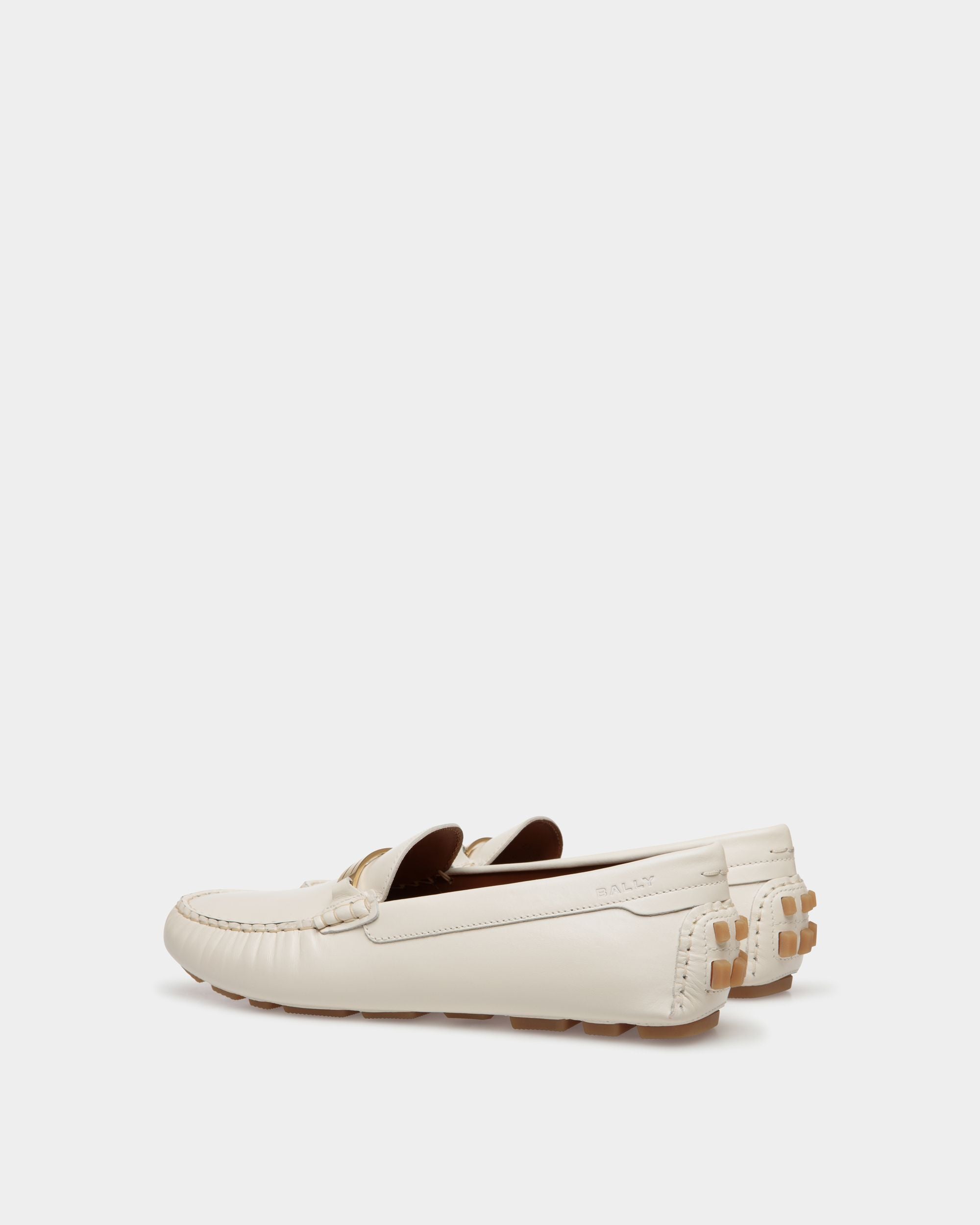 Kerbs Driver In White Leather - Donna - Bally - 03