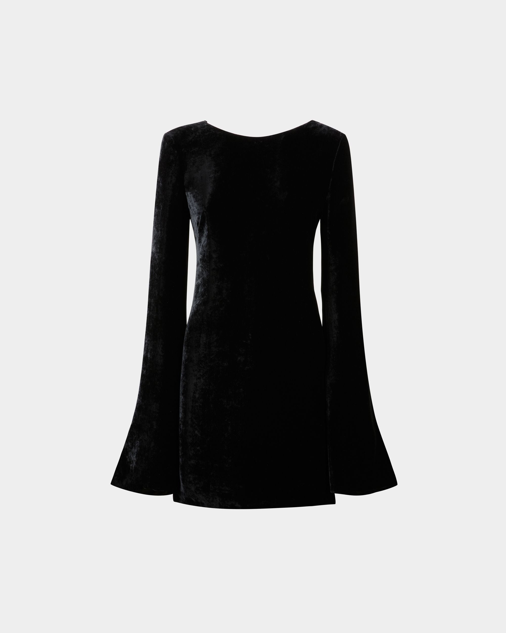 Mini Abito in Velluto Nero - Donna - Bally - 01