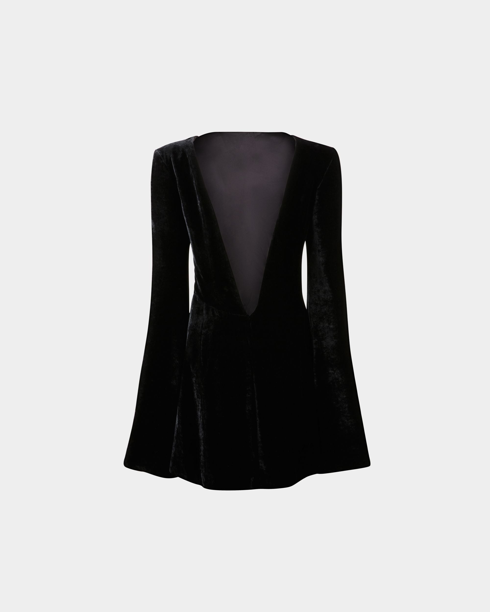 Mini Abito in Velluto Nero - Donna - Bally - 07