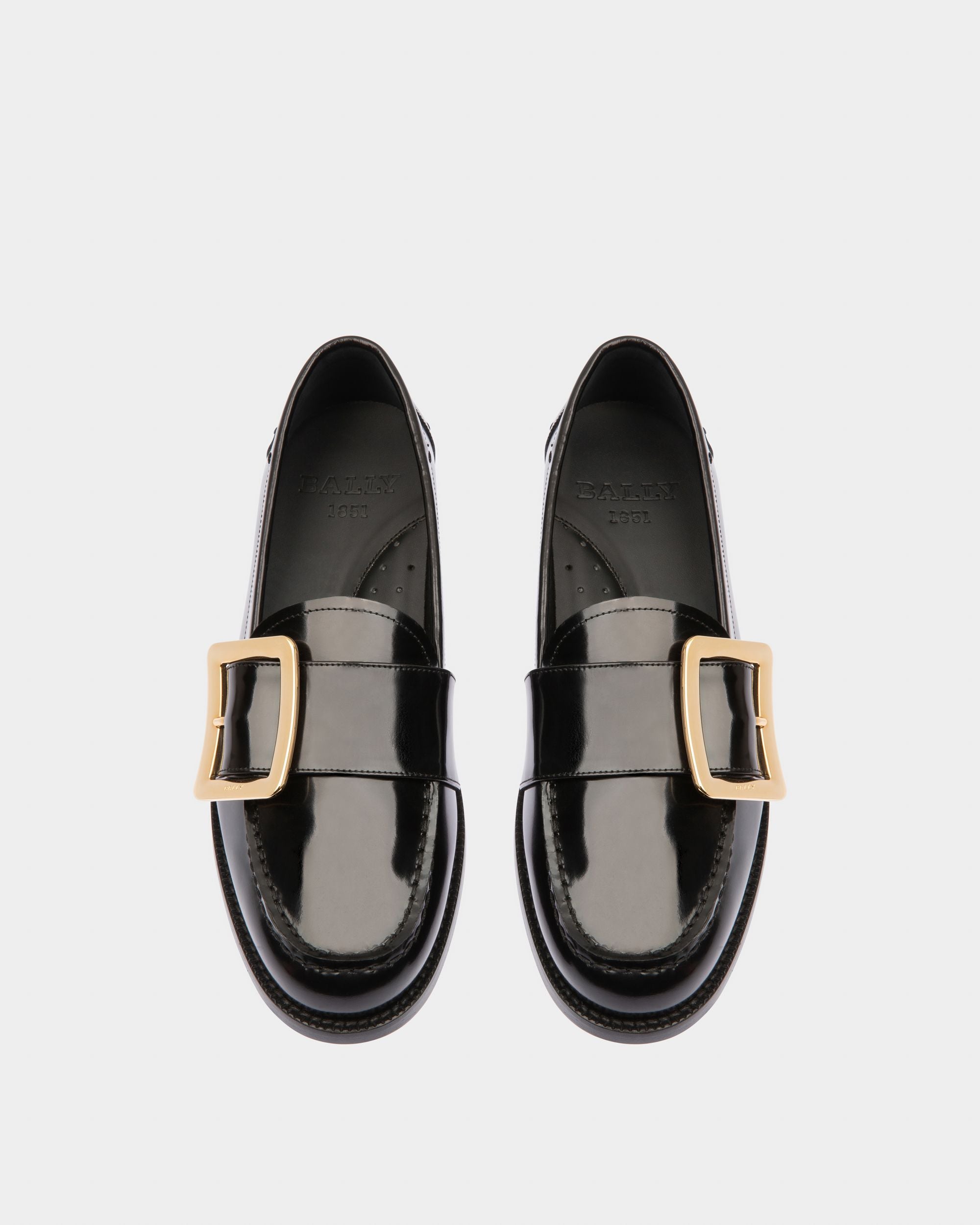 Calya Mocassini In Pelle Nera - Donna - Bally - 03