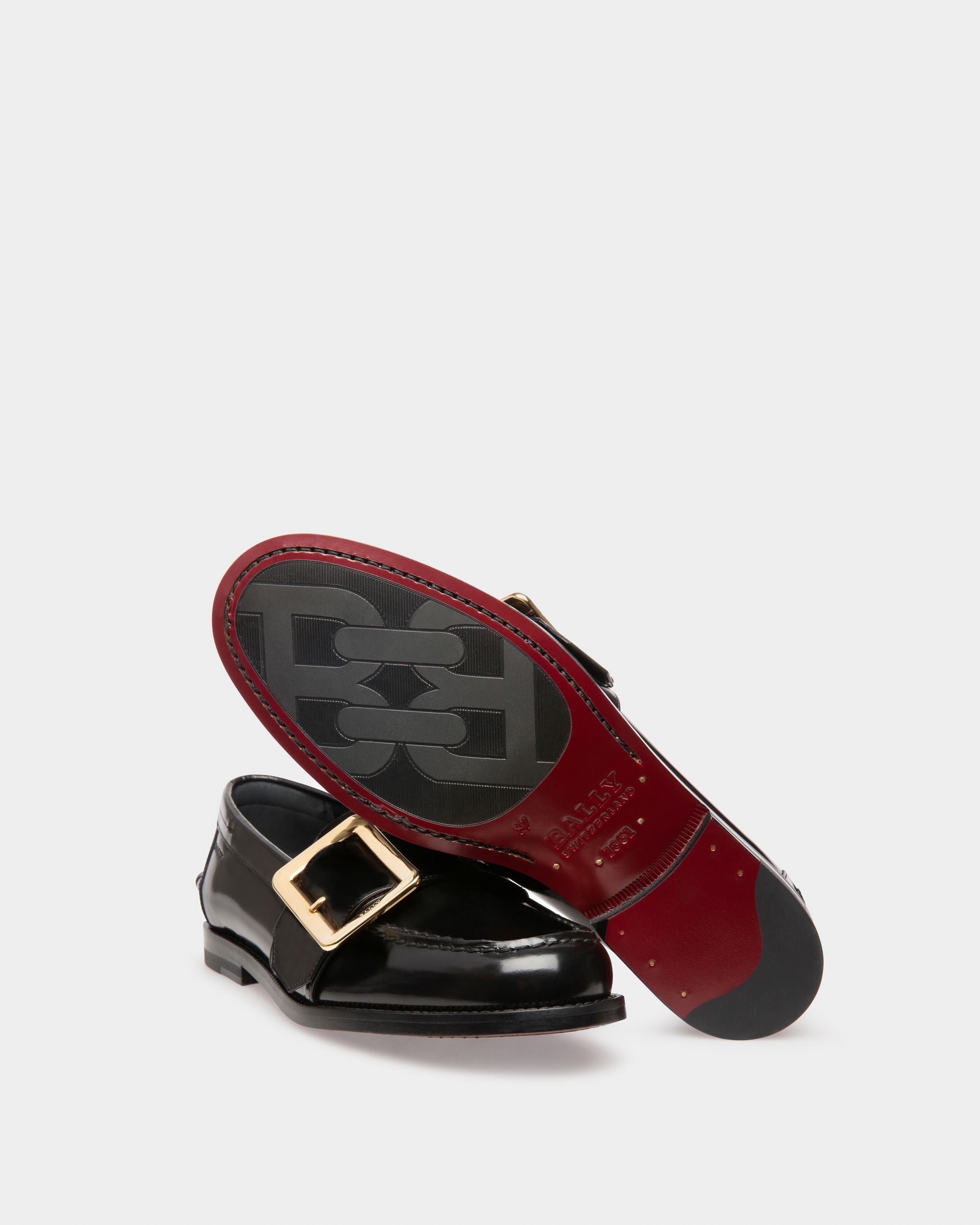 Calya Mocassini In Pelle Nera - Donna - Bally - 05