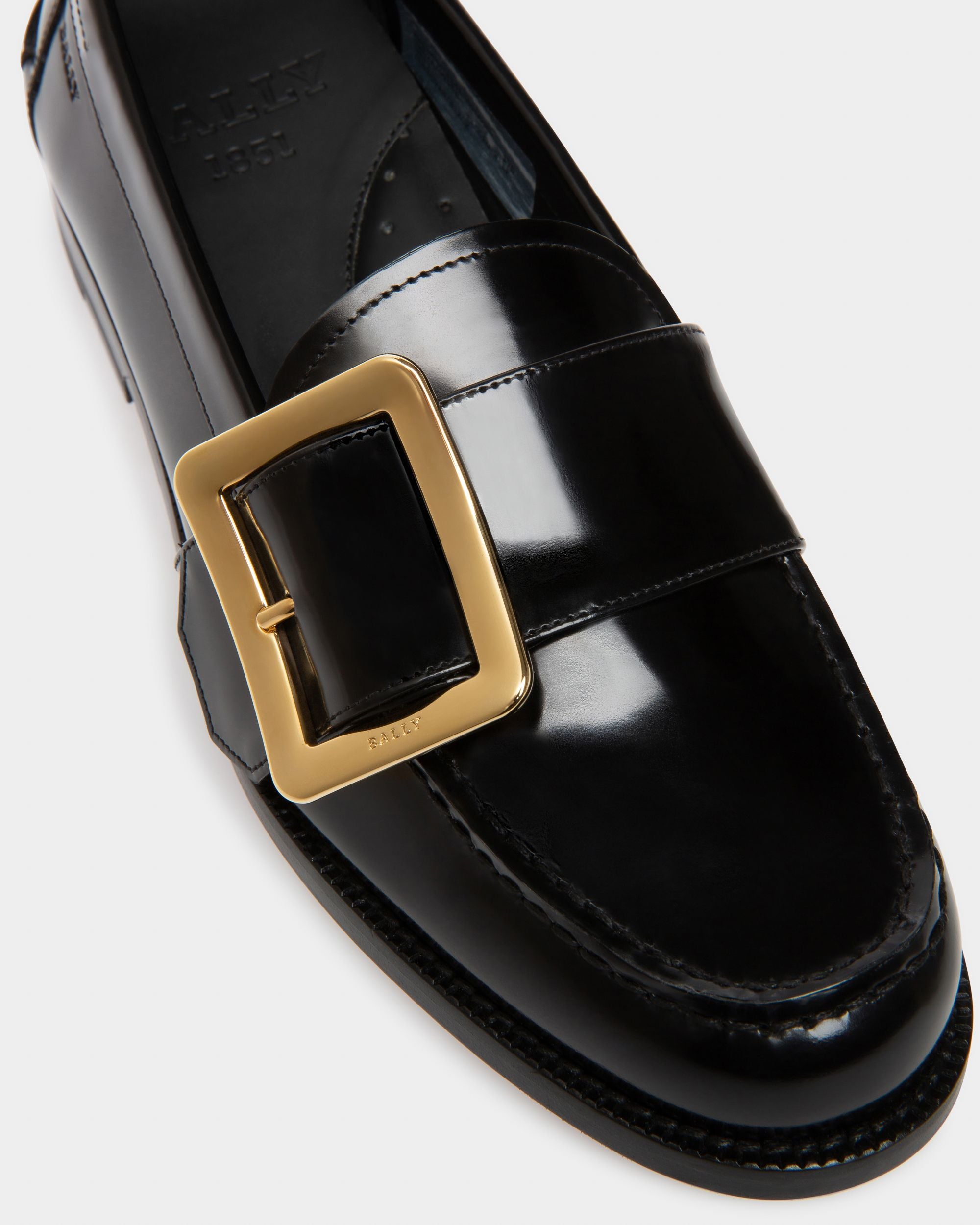 Calya Mocassini In Pelle Nera - Donna - Bally - 06