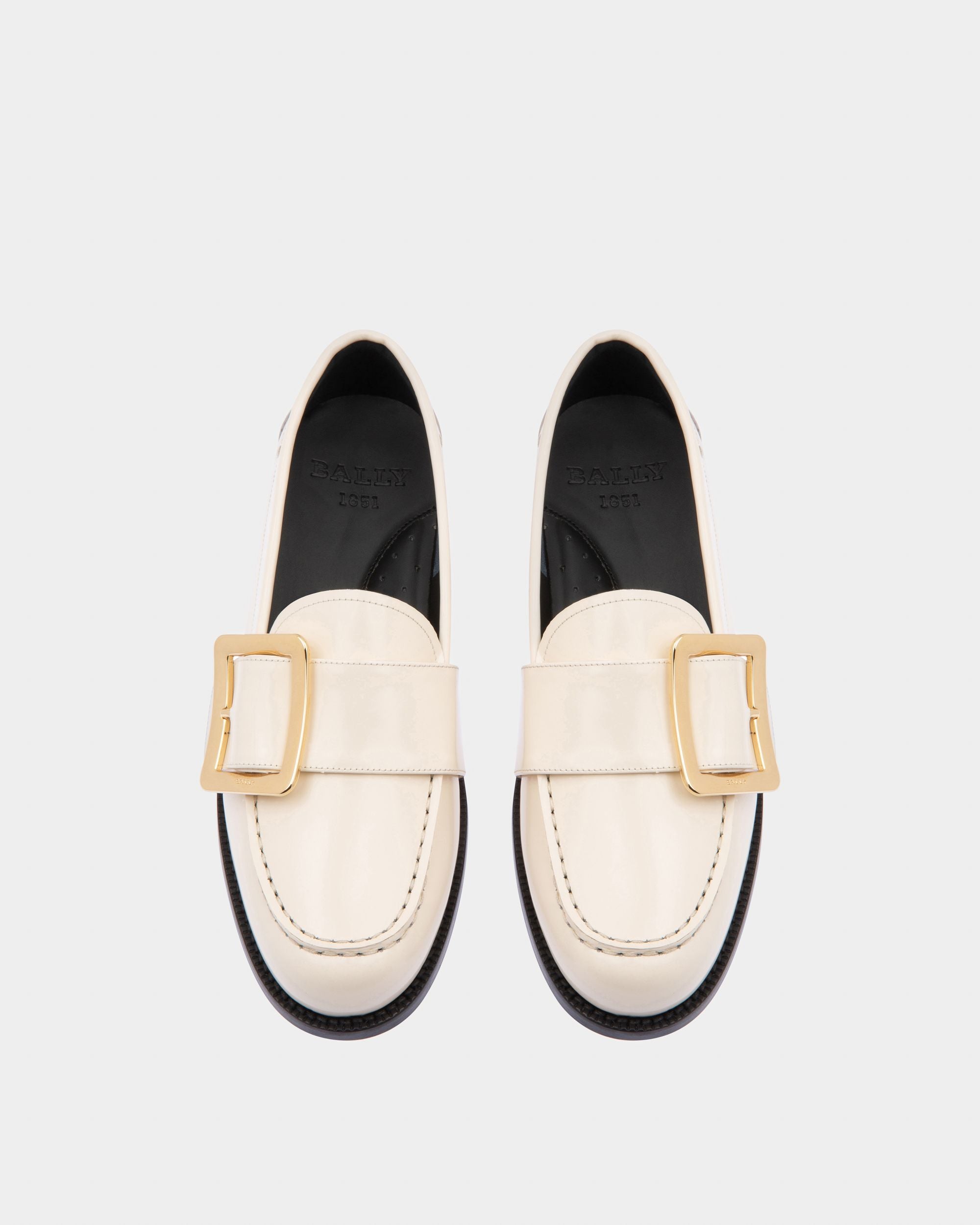 Calya Mocassini In Pelle Avorio - Donna - Bally - 03