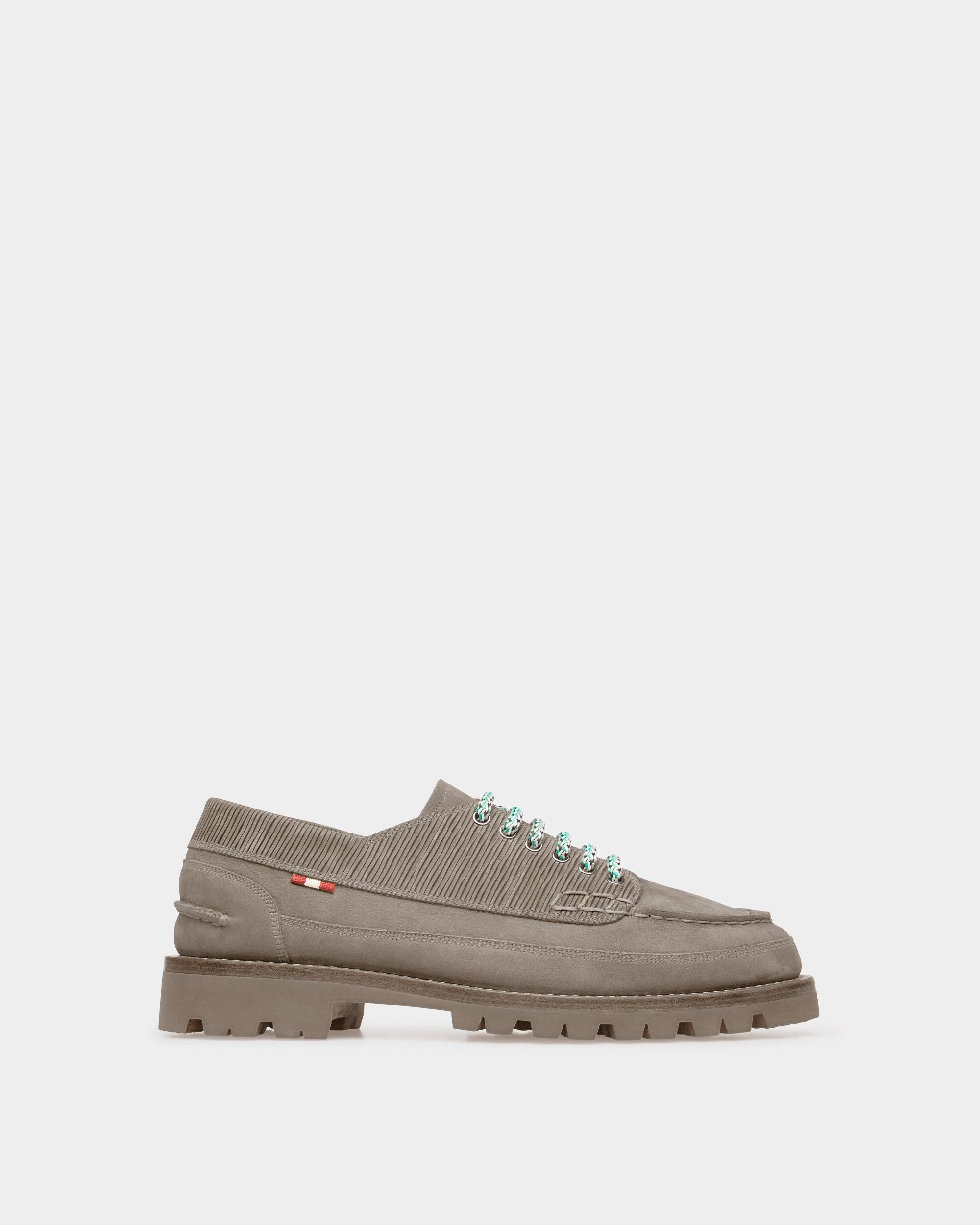Triben Derby In Pelle Grigia - Donna - Bally - 01