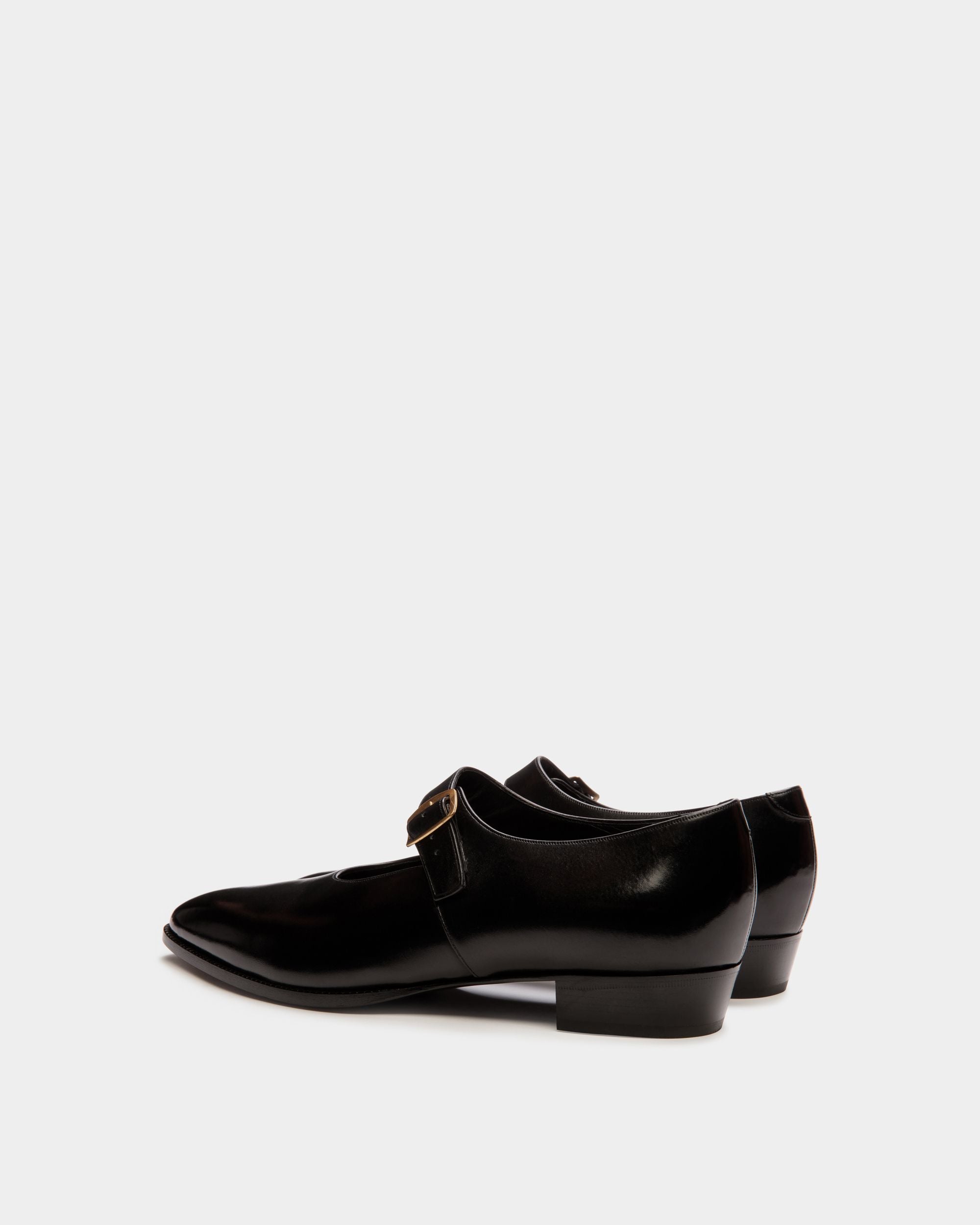Scarpa Mary Jane Glendale In Pelle Nera - Donna - Bally - 04