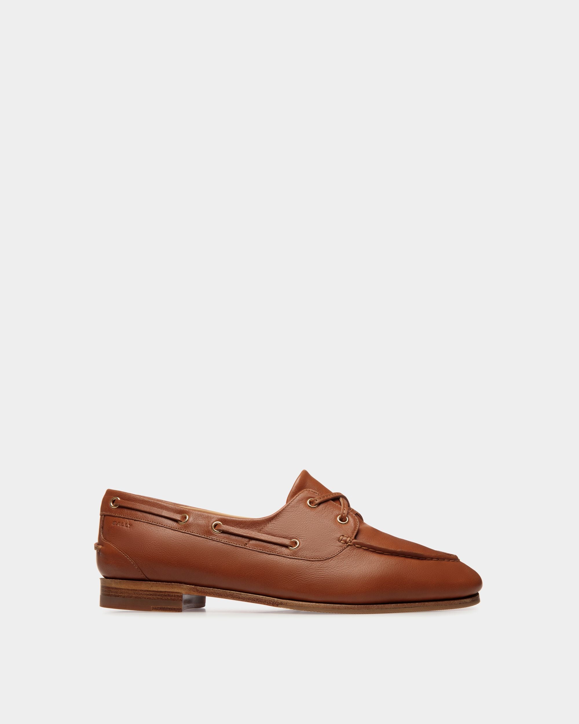 Mocassino Plume In Pelle Marrone - Donna - Bally - 01