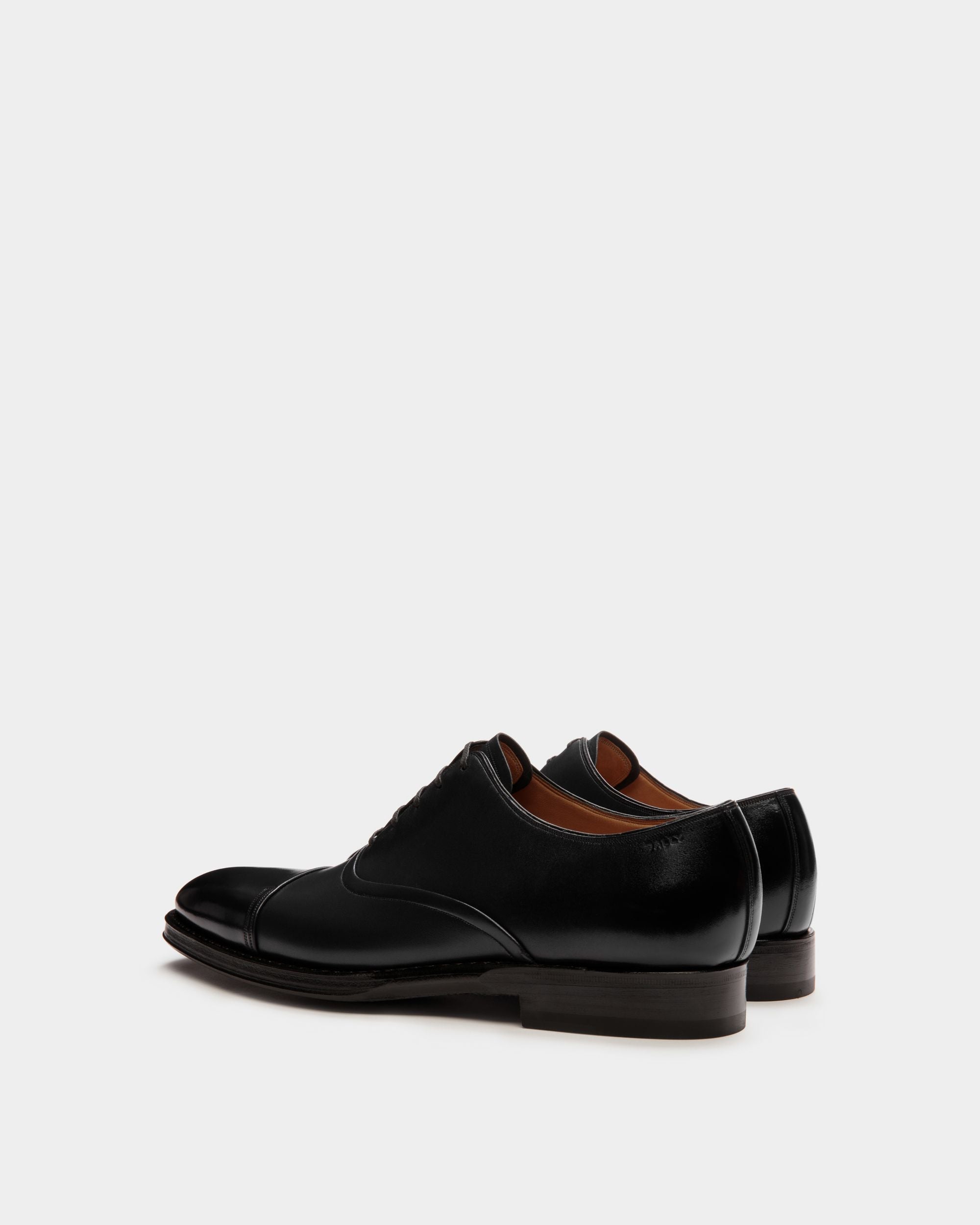 Scarpa Oxford Scribe Un In Pelle Nera - Donna - Bally - 04