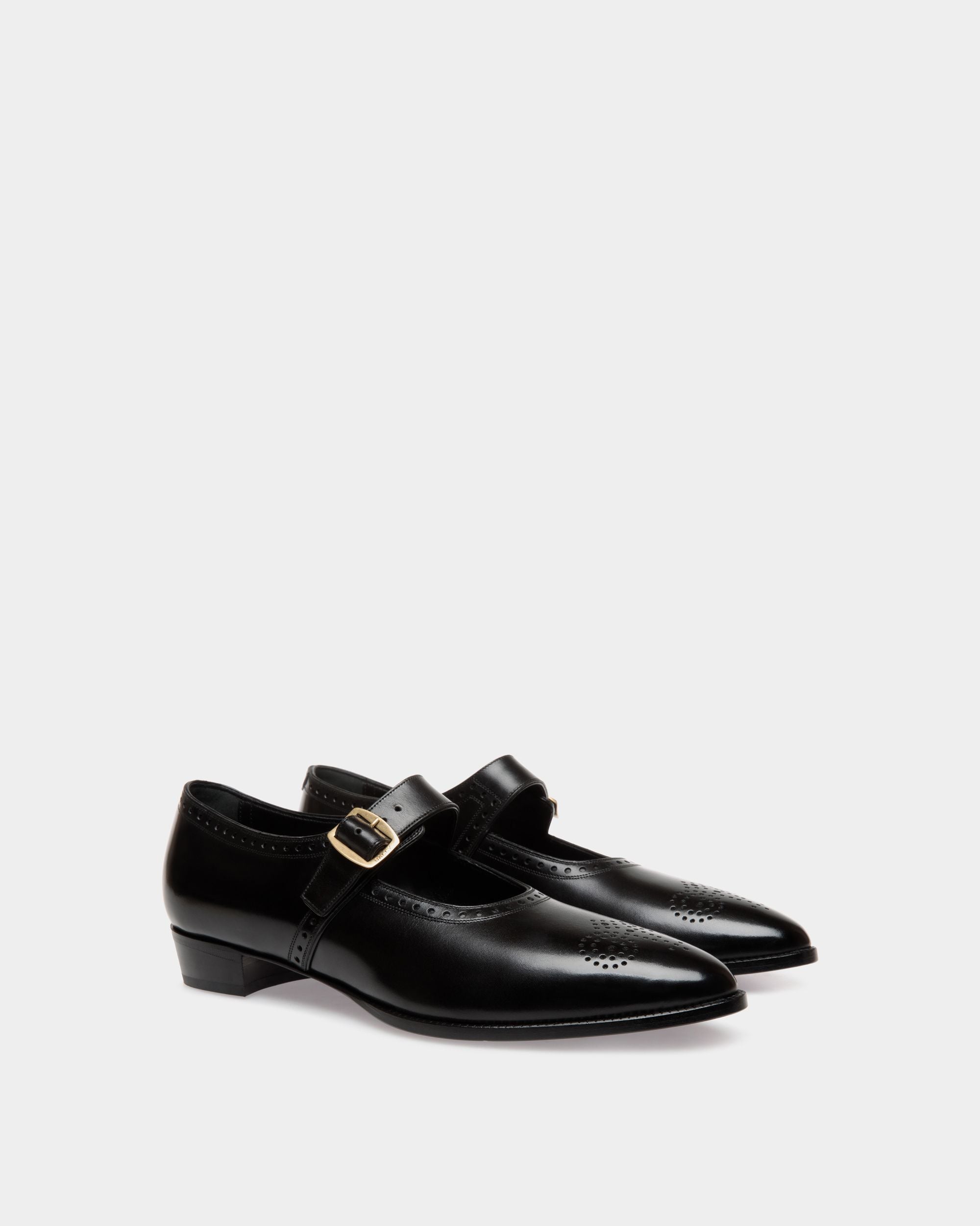 Glendale Flats In Black Leather - Donna - Bally - 02