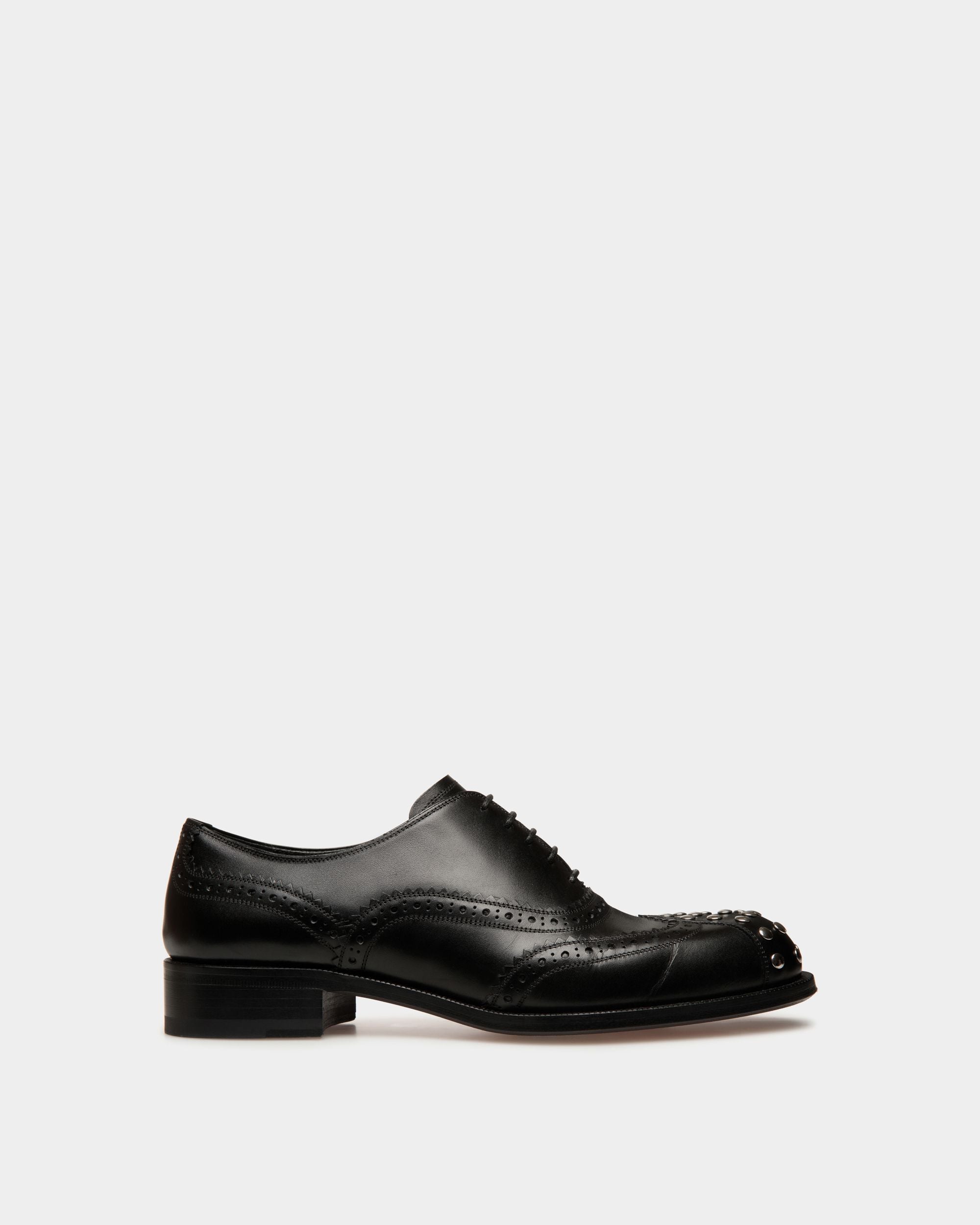 Scarpa Oxford Spiegel In Pelle Nera - Donna - Bally - 01
