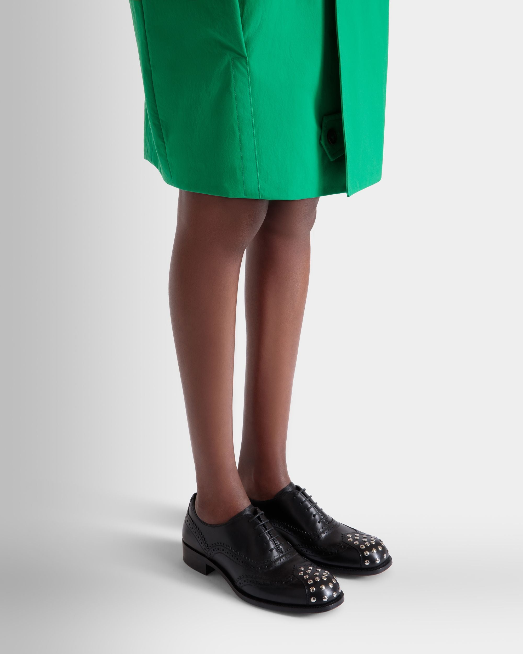 Scarpa Oxford Spiegel In Pelle Nera - Donna - Bally - 02