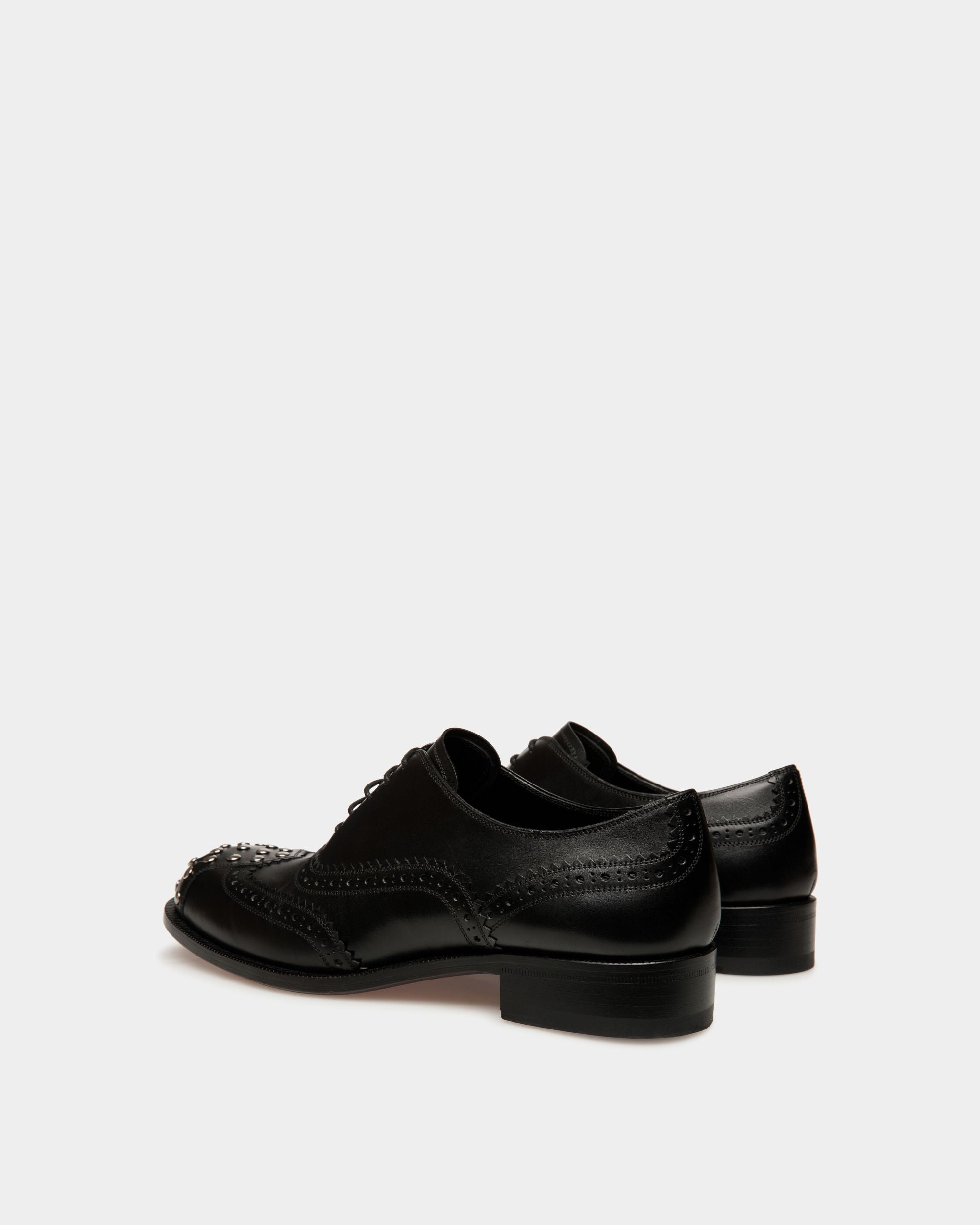Scarpa Oxford Spiegel In Pelle Nera - Donna - Bally - 04