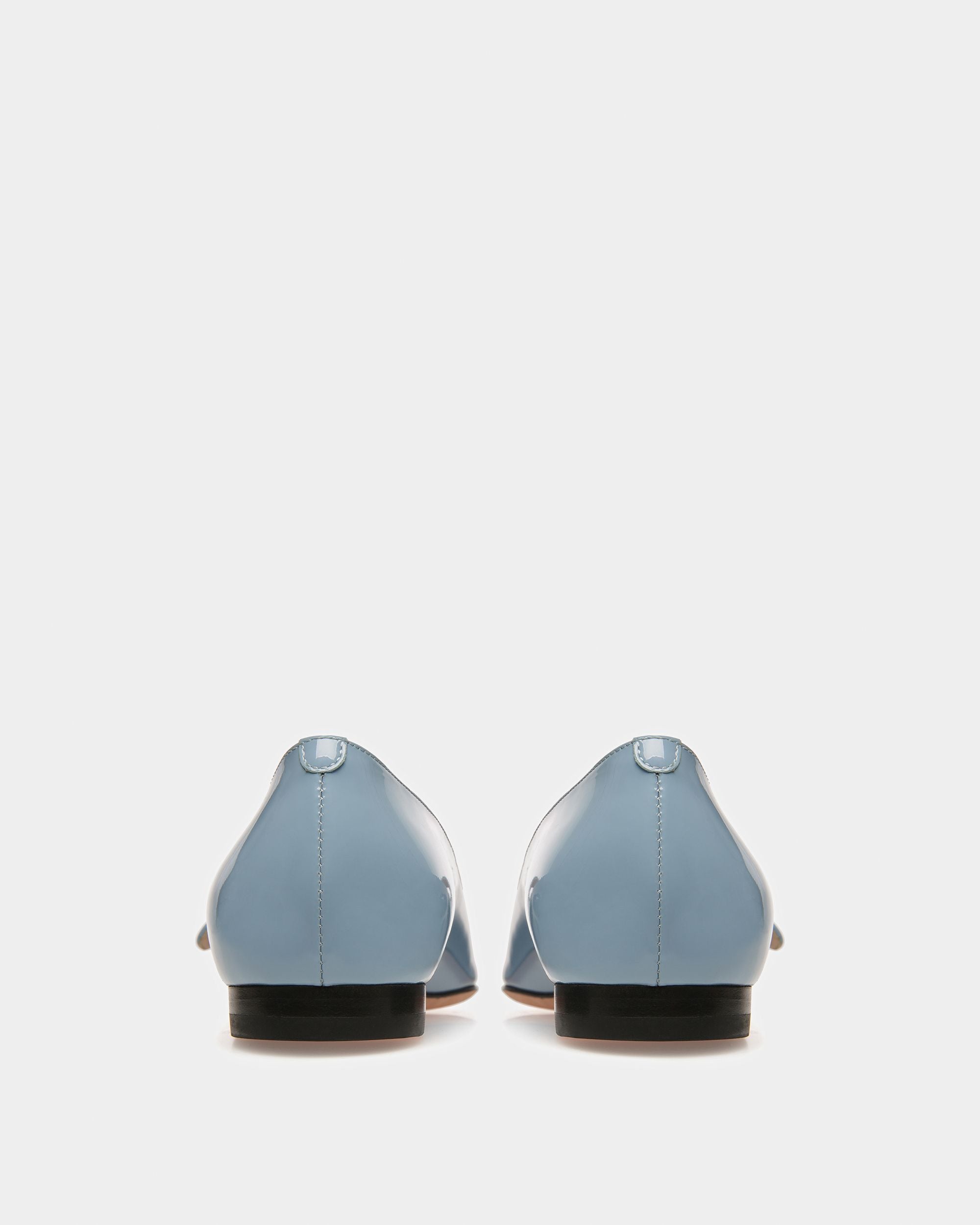 Elis Décolleté Bassa In Pelle Azzurra - Donna - Bally - 04