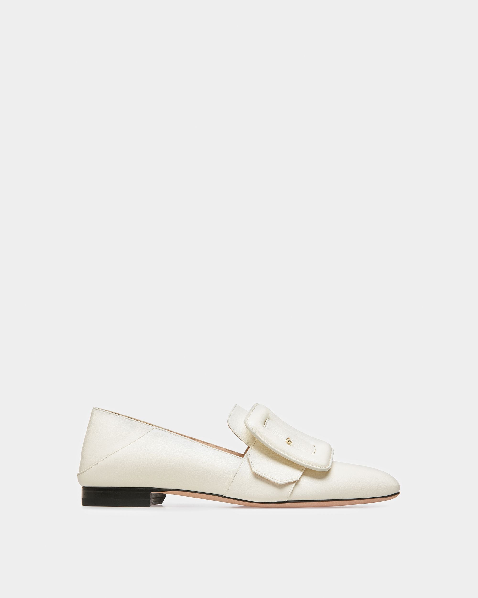 Janelle Mocassino In Pelle Avorio - Donna - Bally - 01