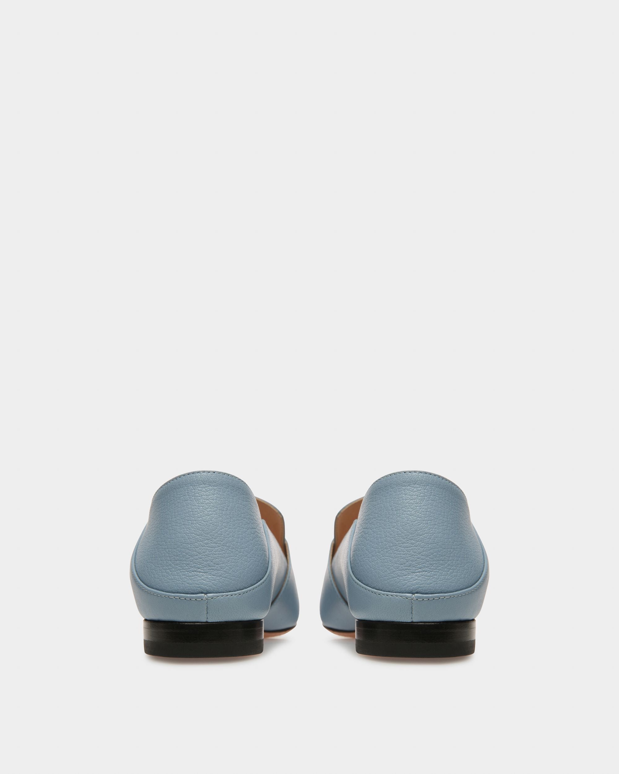 Janelle Mocassino In Pelle Azzurra - Donna - Bally - 03