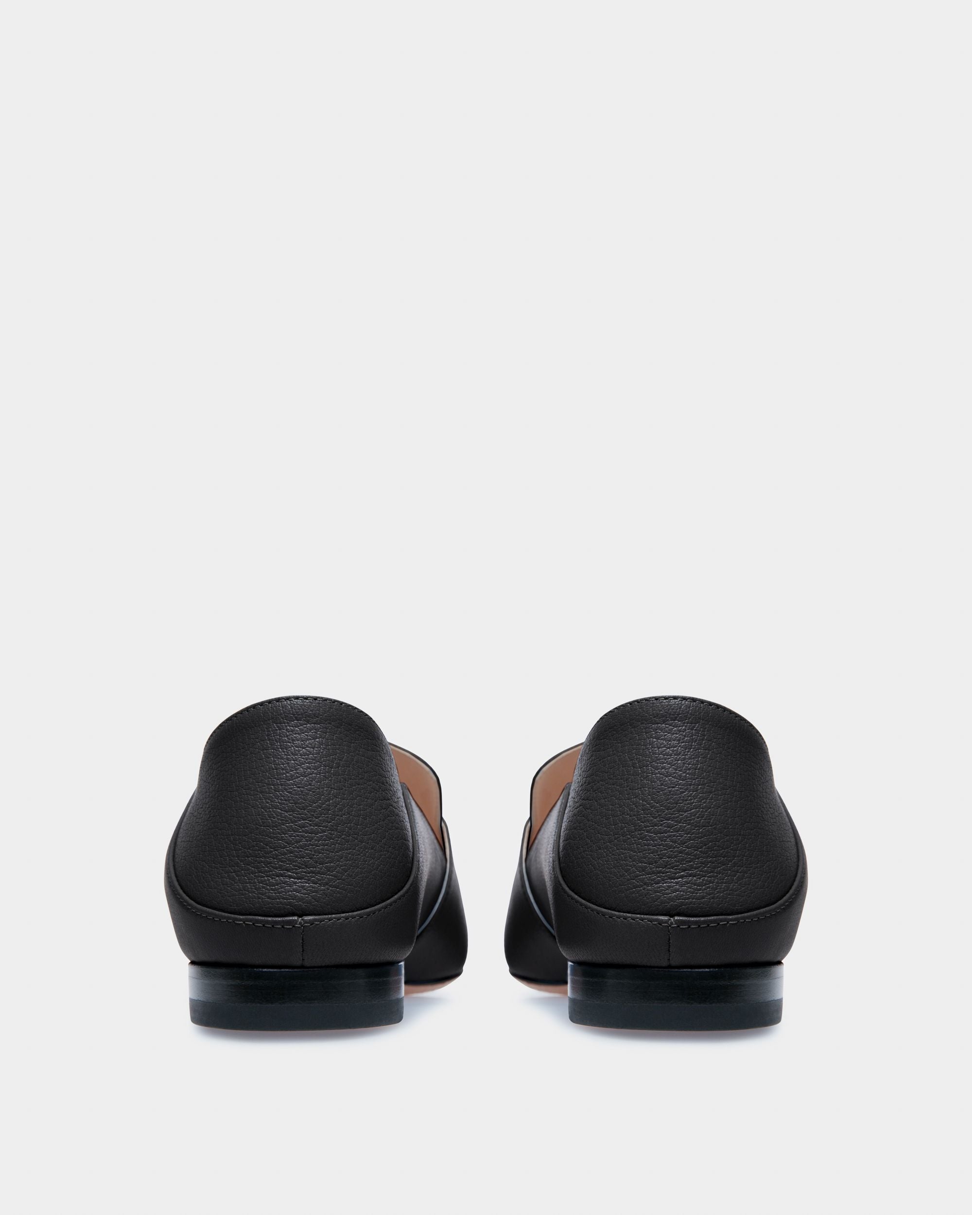 Scarpa Bassa Bell Du Jour In Pelle Granata Nera - Donna - Bally - 03