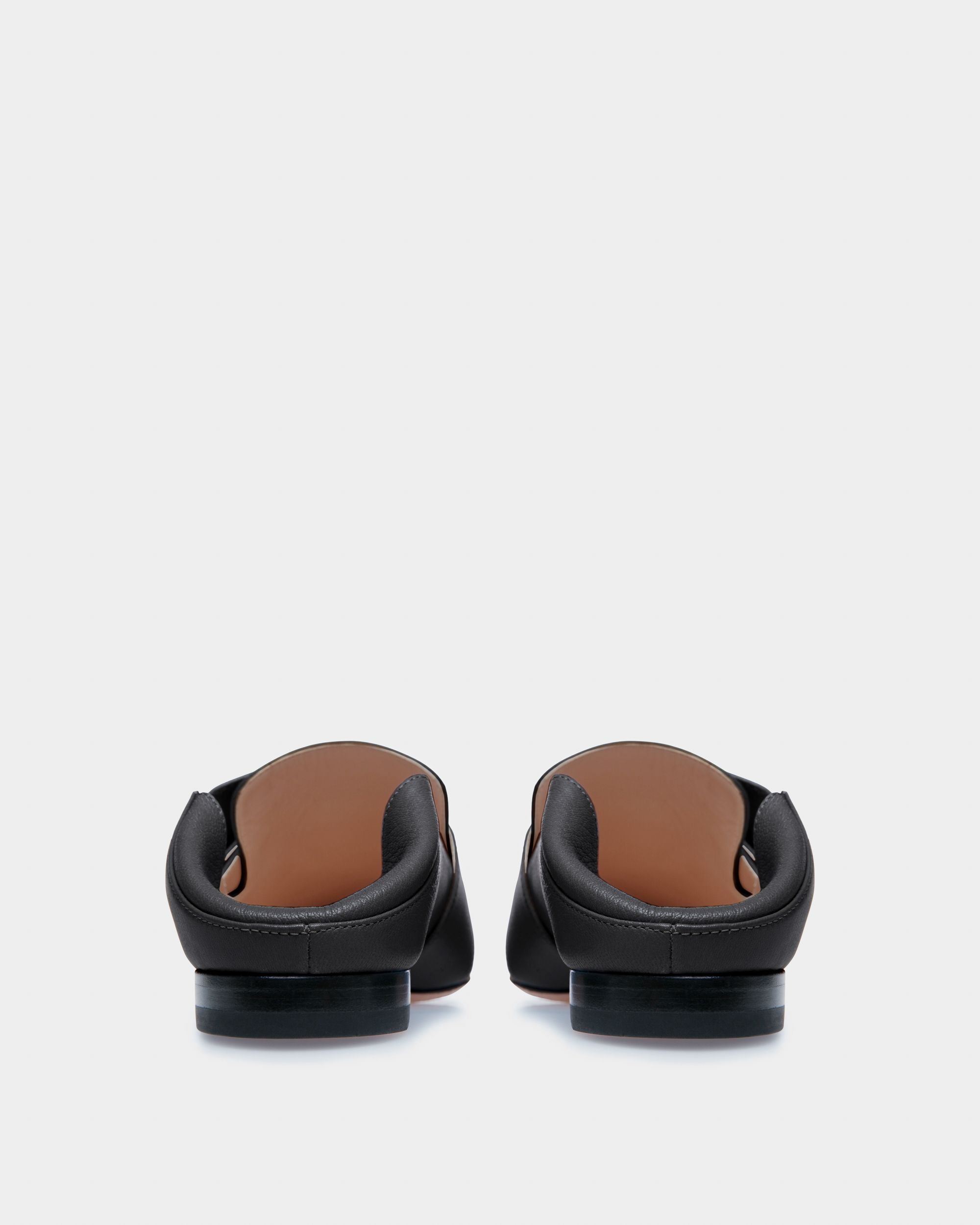 Scarpa Bassa Bell Du Jour In Pelle Granata Nera - Donna - Bally - 06