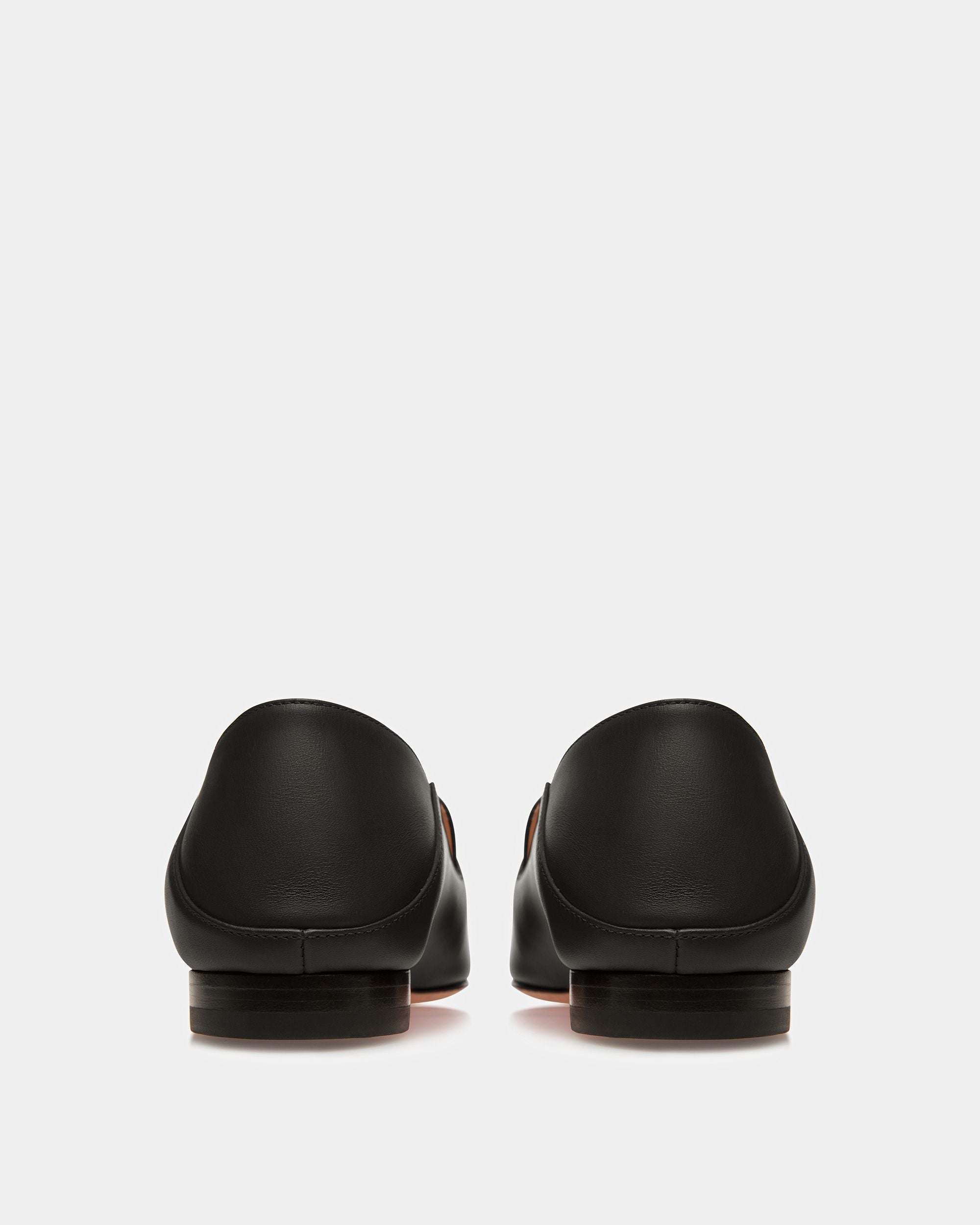 Ellah Mocassino In Pelle Nera - Donna - Bally - 03