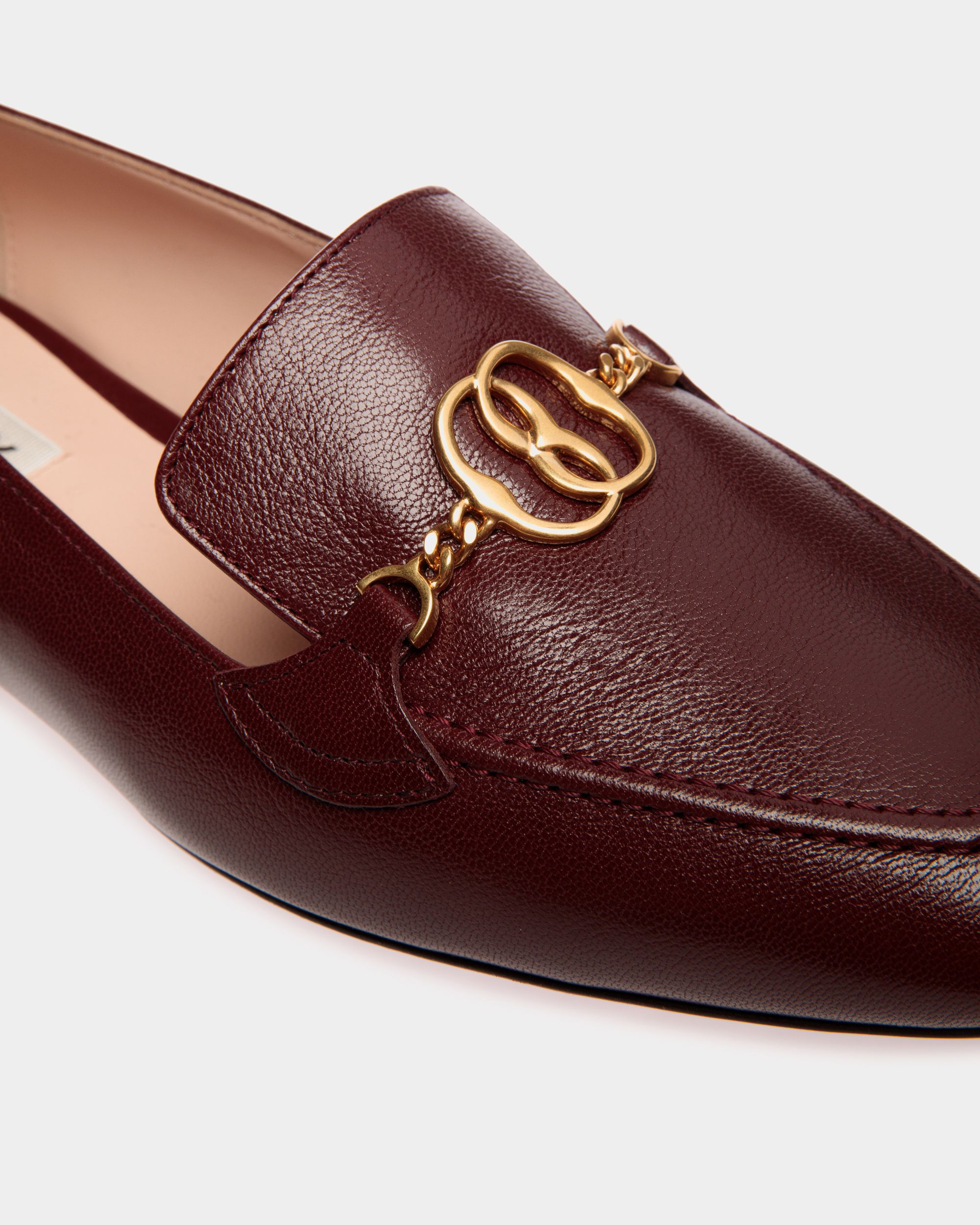Mocassino Daily Emblem In Pelle Andorra - Donna - Bally - 05