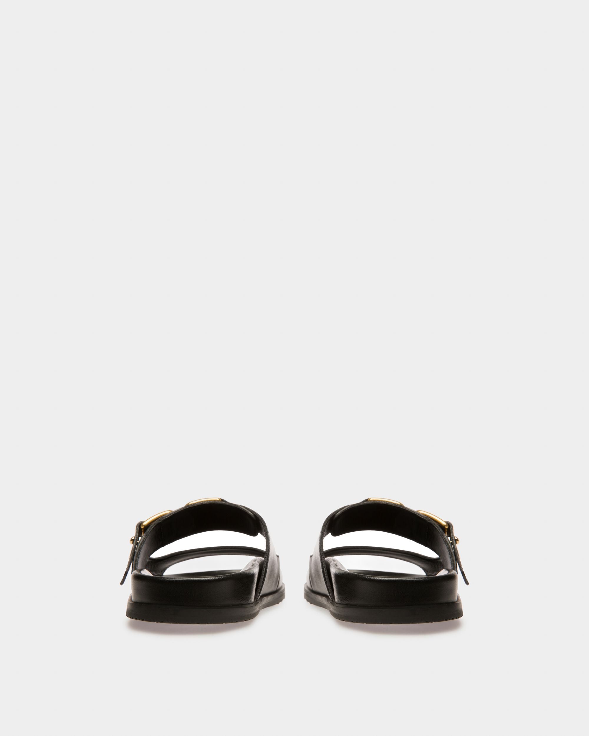 Emma Sandali In Pelle Nera - Donna - Bally - 04