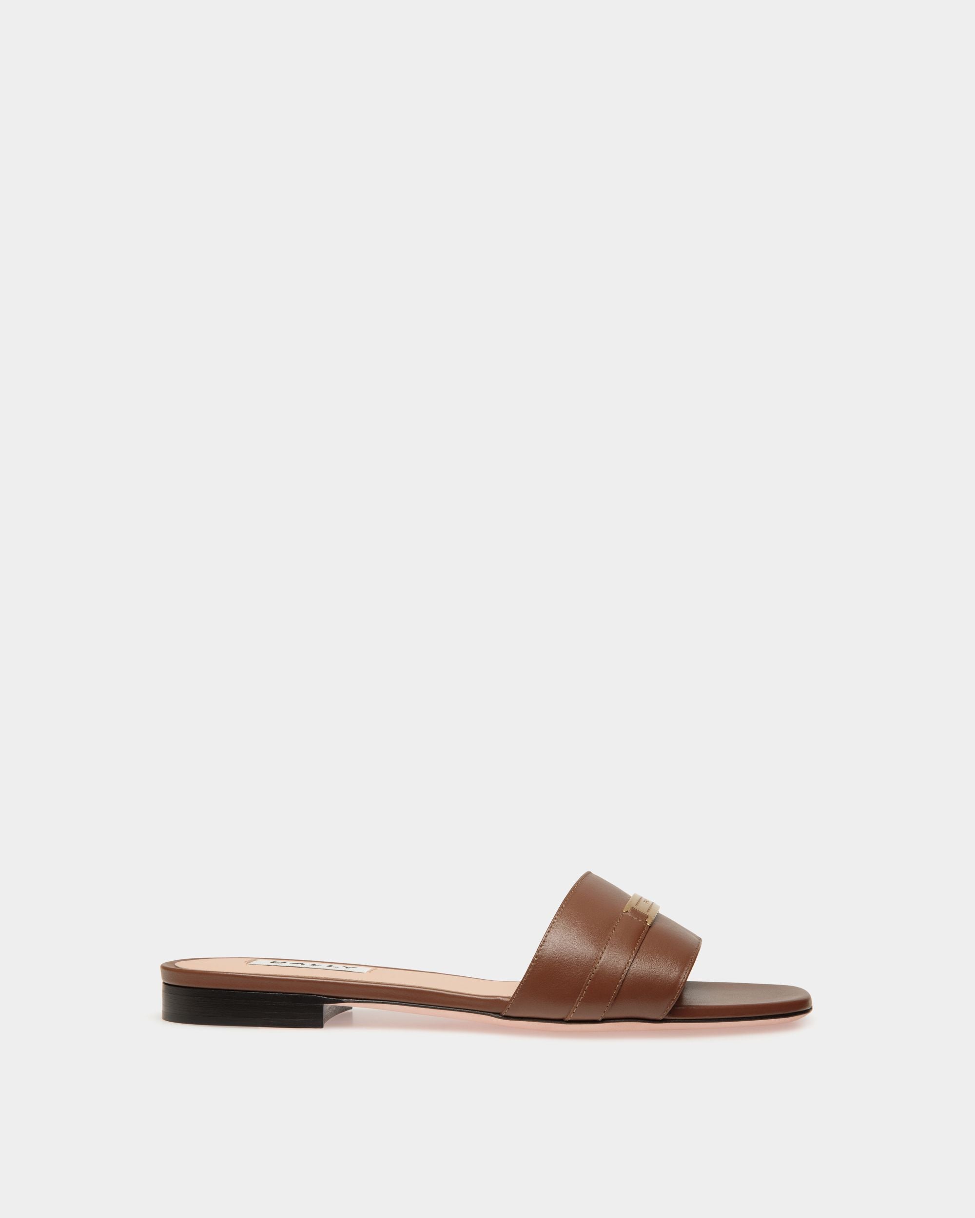 Sandalo Basso Deco In Pelle Marrone - Donna - Bally - 01